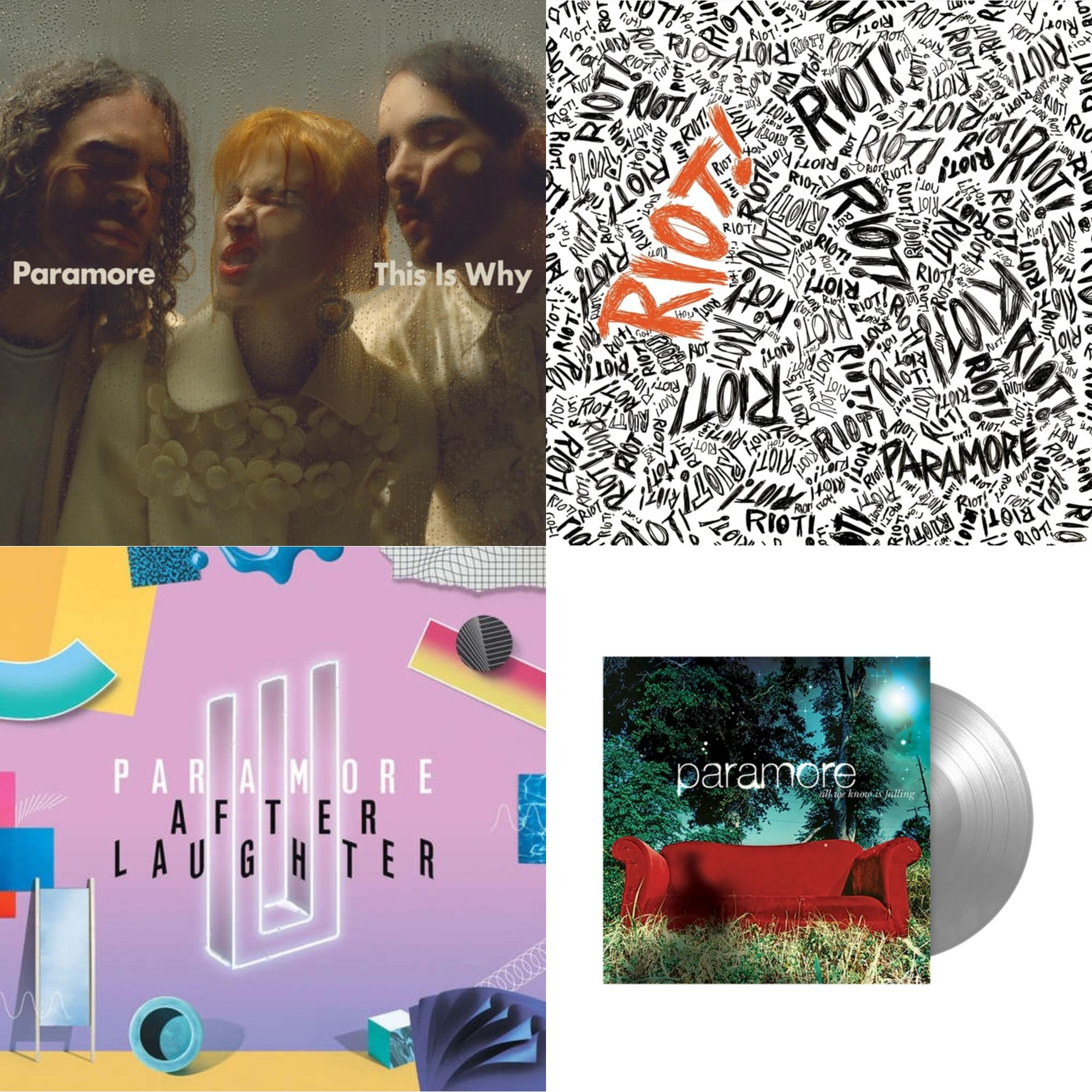 This Is Why & All We Know Is Falling (Silver LP Vinyl) & Riot! (Fbr 25Th Anniversary Edtion/Silver LP Vinyl) & After Laughter (Black & White Marble LP Vinyl/Dl Card) (I)