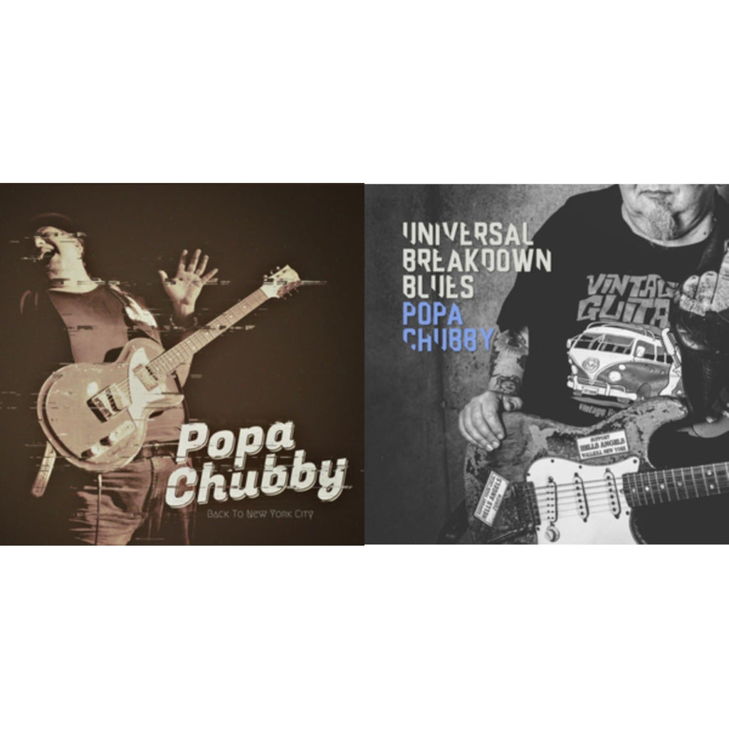 Popa Chubby - Back To New York City & Universal Breakdown Blues - LP Vinyl Bundle