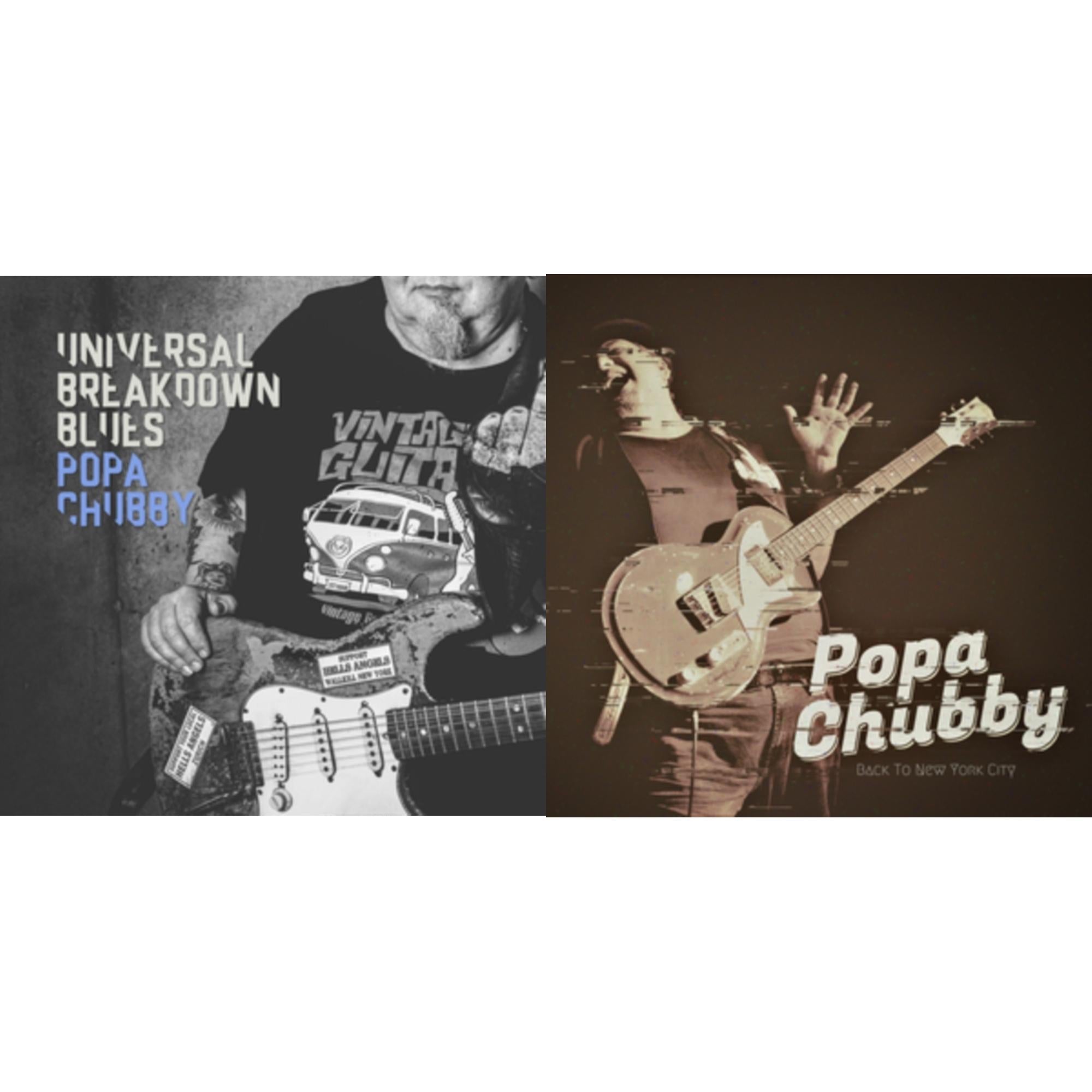 Popa Chubby - Universal Breakdown Blues & Back To New York City - LP Vinyl Bundle