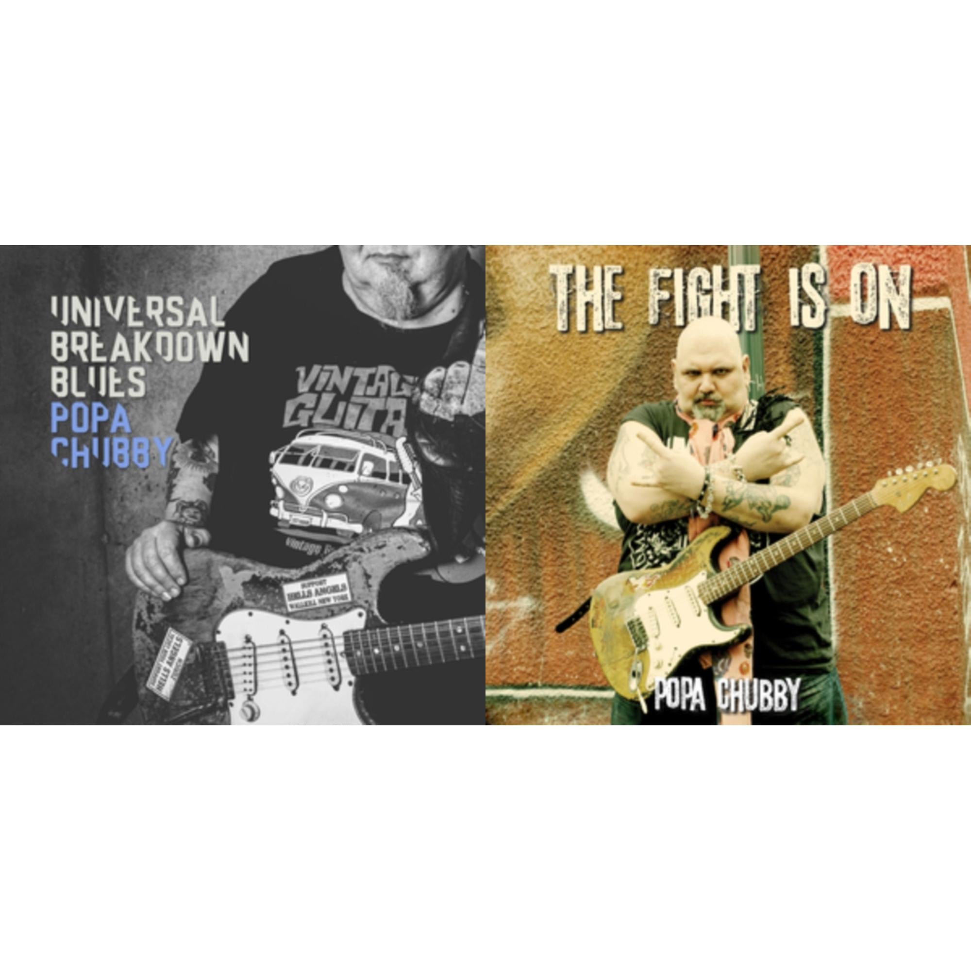 Popa Chubby - Universal Breakdown Blues & Fight Is On - LP Vinyl Bundle