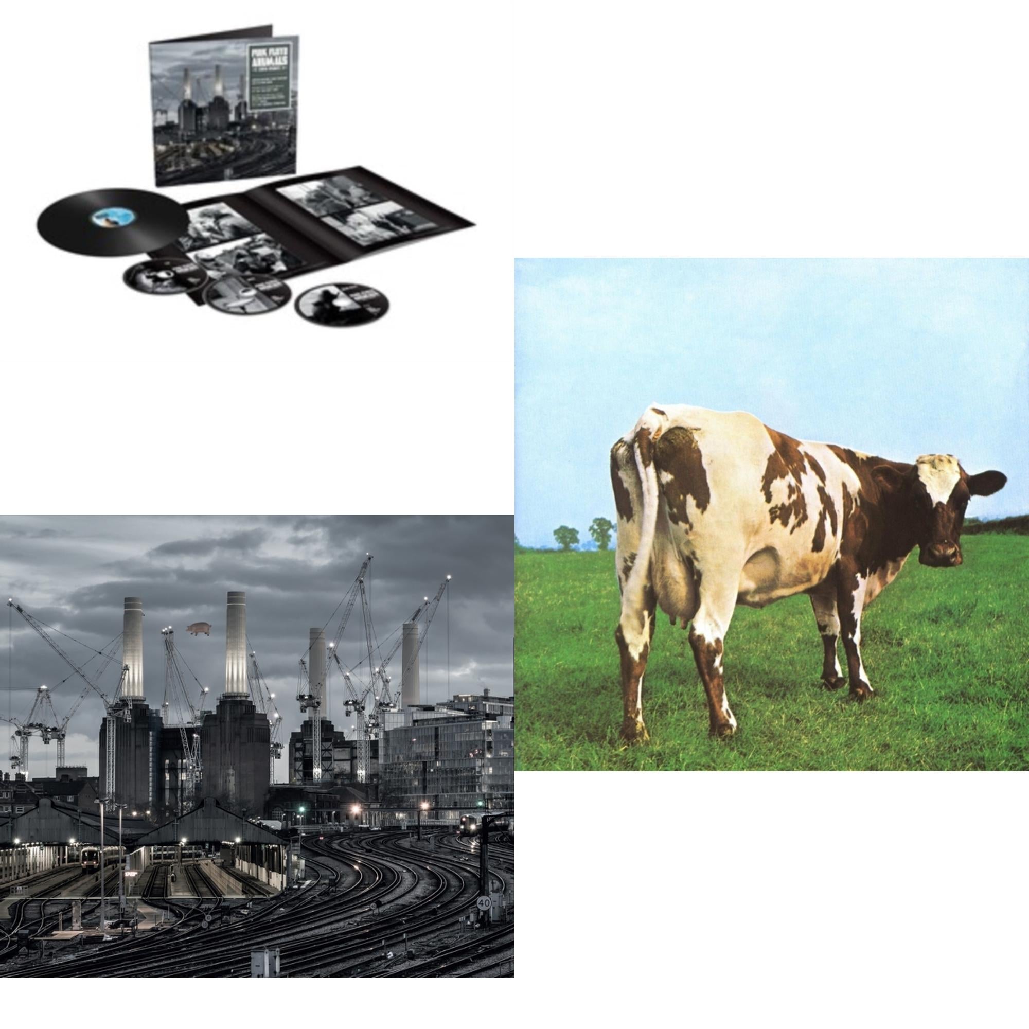 Pink Floyd - Animals (2018 Remix) (LP/CD/DVD/Blu-Ray/180G) & Animals (2018 Remix) (180G/LP/CD/Blu-Ray/DVD) & Atom Heart Mother (180G/Gatefold/2016 Version)