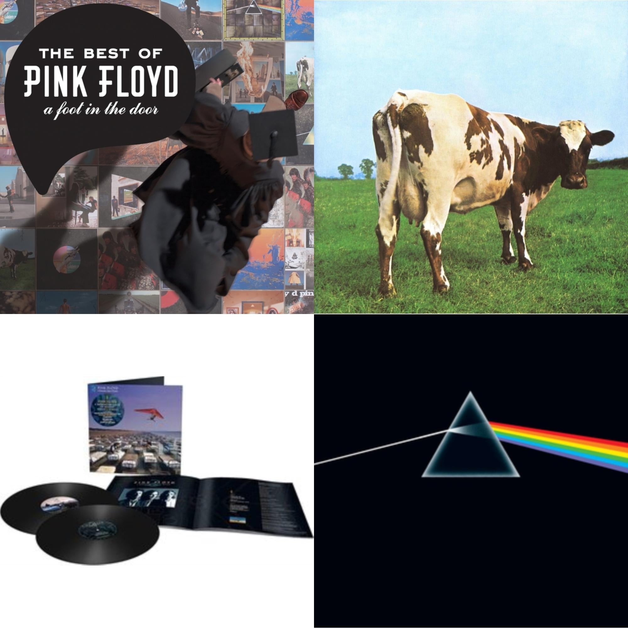 Momentary Lapse Of Reason (Remixed & Updated) (2LP) & Dark Side Of The Moon (50Th Anniversary Remaster) & Atom Heart Mother (180G/Gatefold/2016 Version) & Best Of Pink Floyd: A Foot In Door (2LP/180G Vinyl)