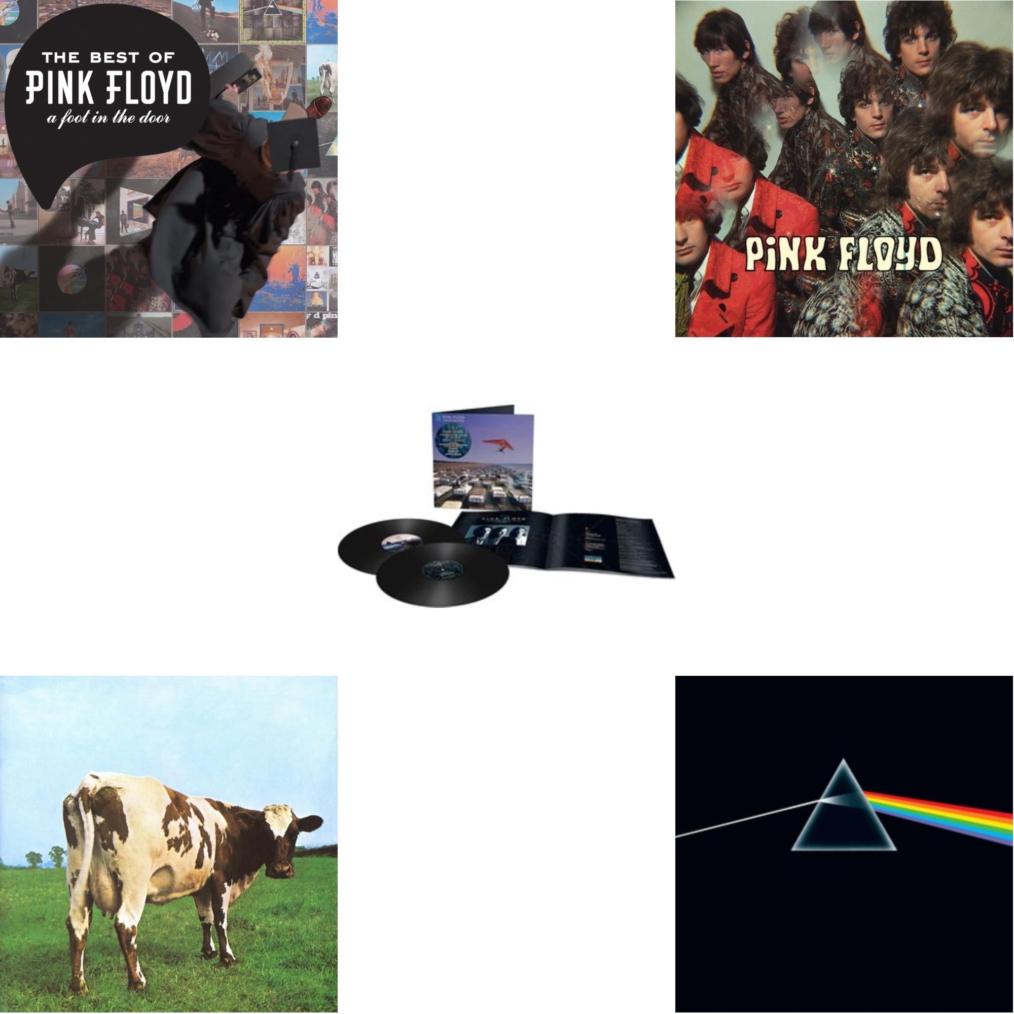Momentary Lapse Of Reason (Remixed & Updated) (2LP) & Piper At The Gates Of Dawn (Mono Version) & Dark Side Of The Moon (50Th Anniversary Remaster) & Atom Heart Mother (180G/Gatefold/2016 Version) & Best Of Pink Floyd: A Foot In Door (2LP/180G Vinyl)