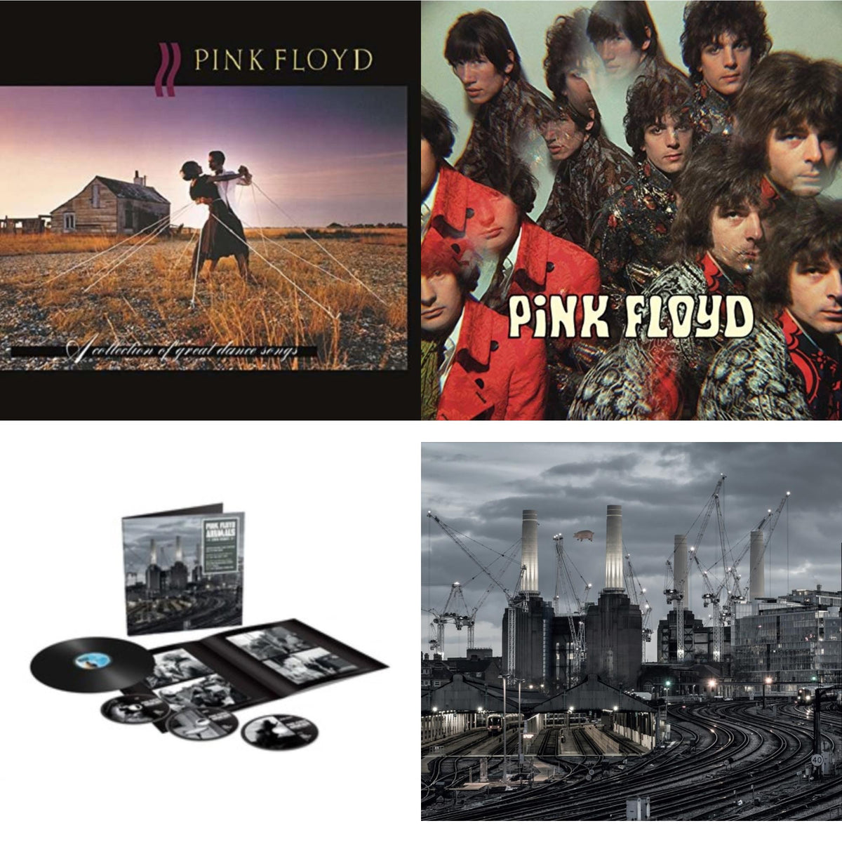 Animals (2018 Remix) (LP/CD/DVD/Blu-Ray/180G) & Animals (2018 Remix) (180G/LP/CD/Blu-Ray/DVD) & Piper At The Gates Of Dawn (180G/2016 Version) & Collection Of Great Dance Songs (180G)