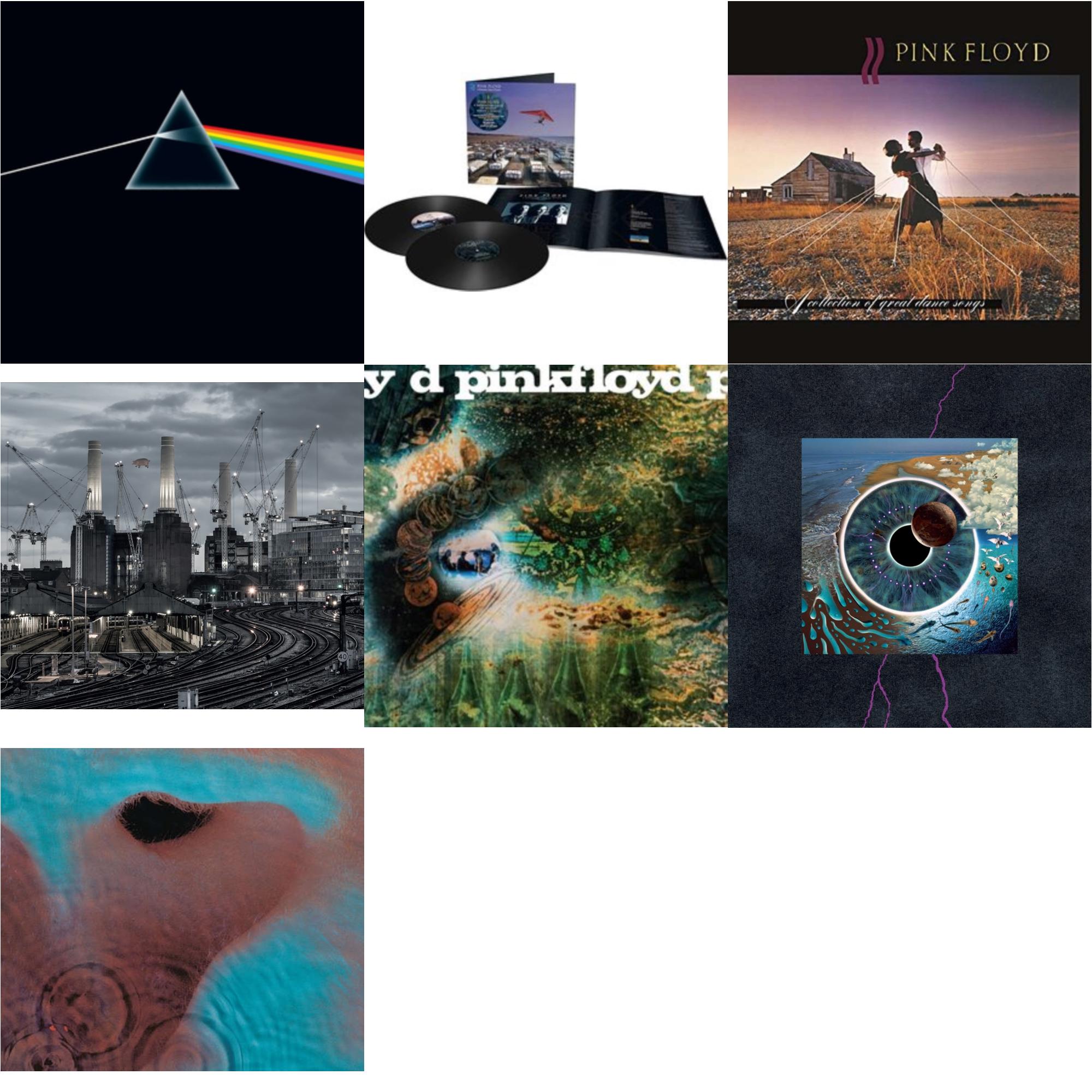 Pink Floyd - Animals (2018 Remix) (180G/LP/CD/Blu-Ray/DVD) & Momentary Lapse Of Reason (Remixed & Updated) (2LP) & Saucerful Of Secrets (Mono/180G) & Dark Side Of The Moon (50Th Anniversary Remaster) & Meddle (180G/Gatefold/2016 Version) & Pulse