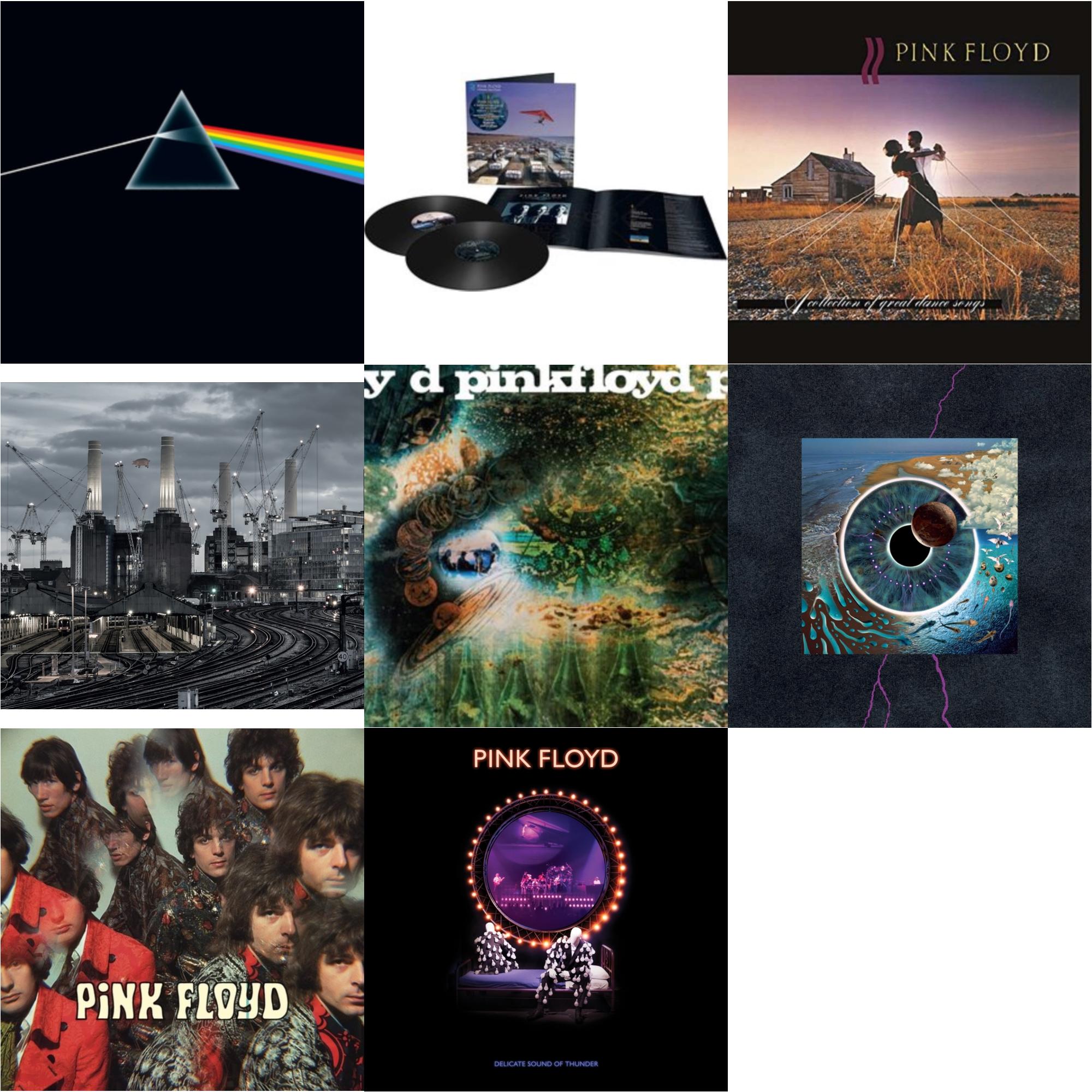 Pink Floyd - Animals (2018 Remix) (180G/LP/CD/Blu-Ray/DVD) & Delicate Sound Of Thunder (3LP) & Momentary Lapse Of Reason (Remixed & Updated) (2LP) & Piper At The Gates Of Dawn (Mono Version) & Saucerful Of Secrets (Mono/180G) & Dark Side Of The Moon