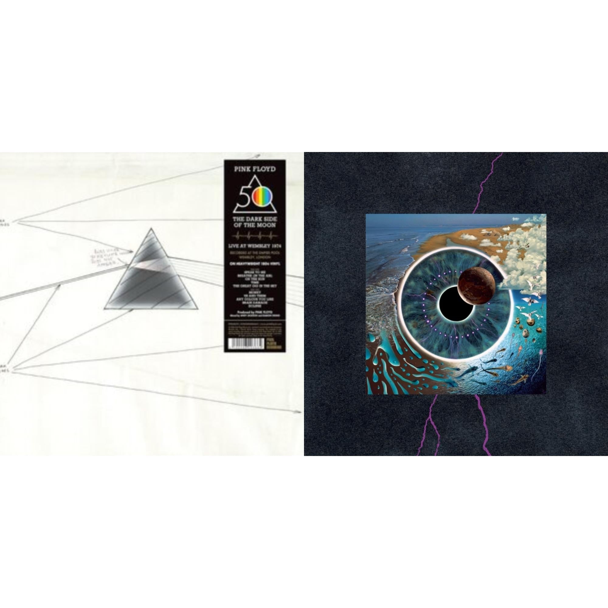 Dark Side Of The Moon: Live At Wembley Empire Pool, London, 1974 (180G) & Pulse (180G/4LP/52 Pp Book)