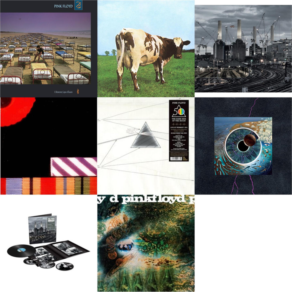 Pink Floyd - Momentary Lapse Of Reason (180G/Gatefold) (2016 Version) & Atom Heart Mother (180G/Gatefold/2016 Version) & Animals (2018 Remix) (180G/LP/CD/Blu-Ray/DVD) & Final Cut (180G/Gatefold) (2016 Version) & Dark Side Of The Moon: Live At Wembley