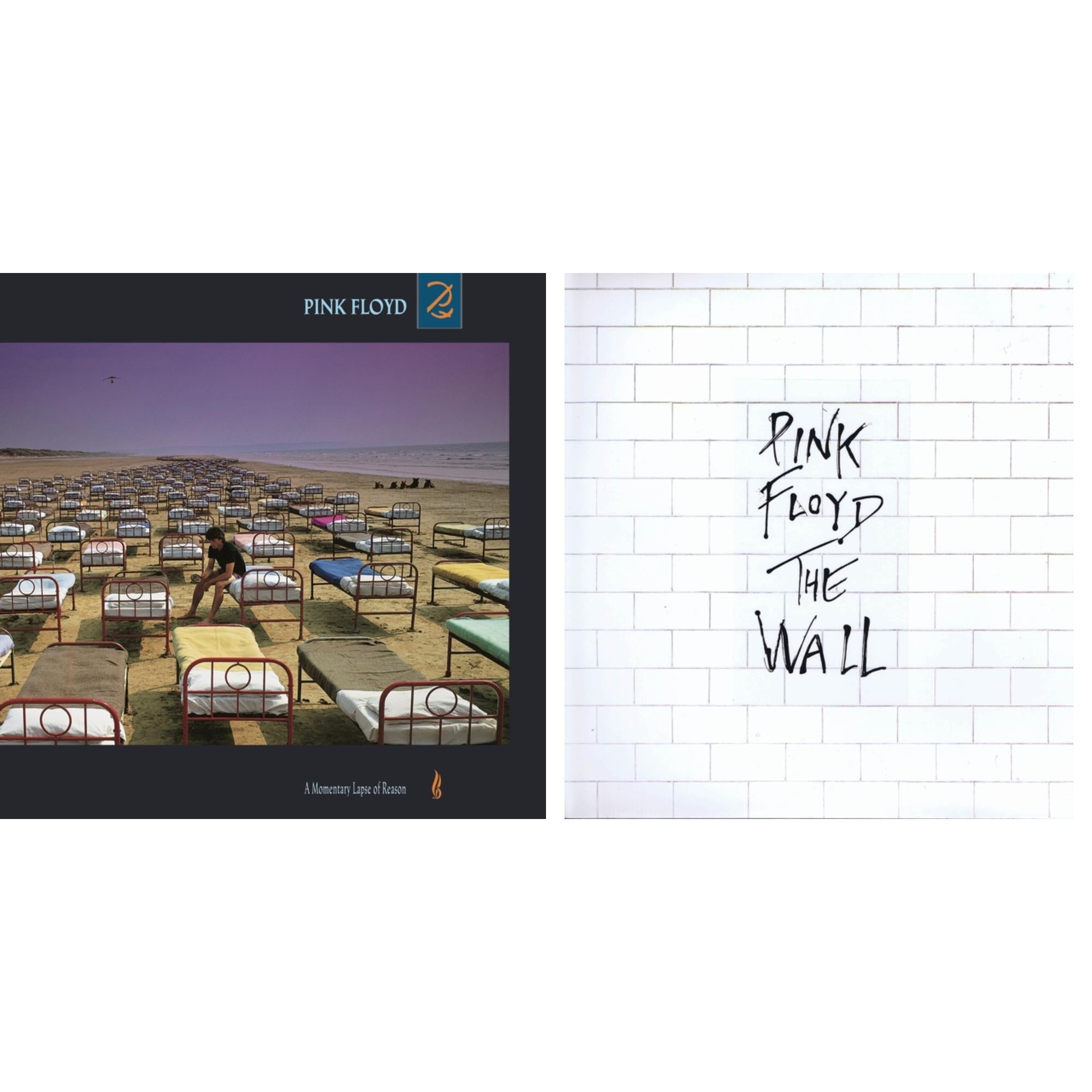 Pink Floyd - Momentary Lapse Of Reason (180G/Gatefold) (2016 Version) & Wall - LP Vinyl Bundle