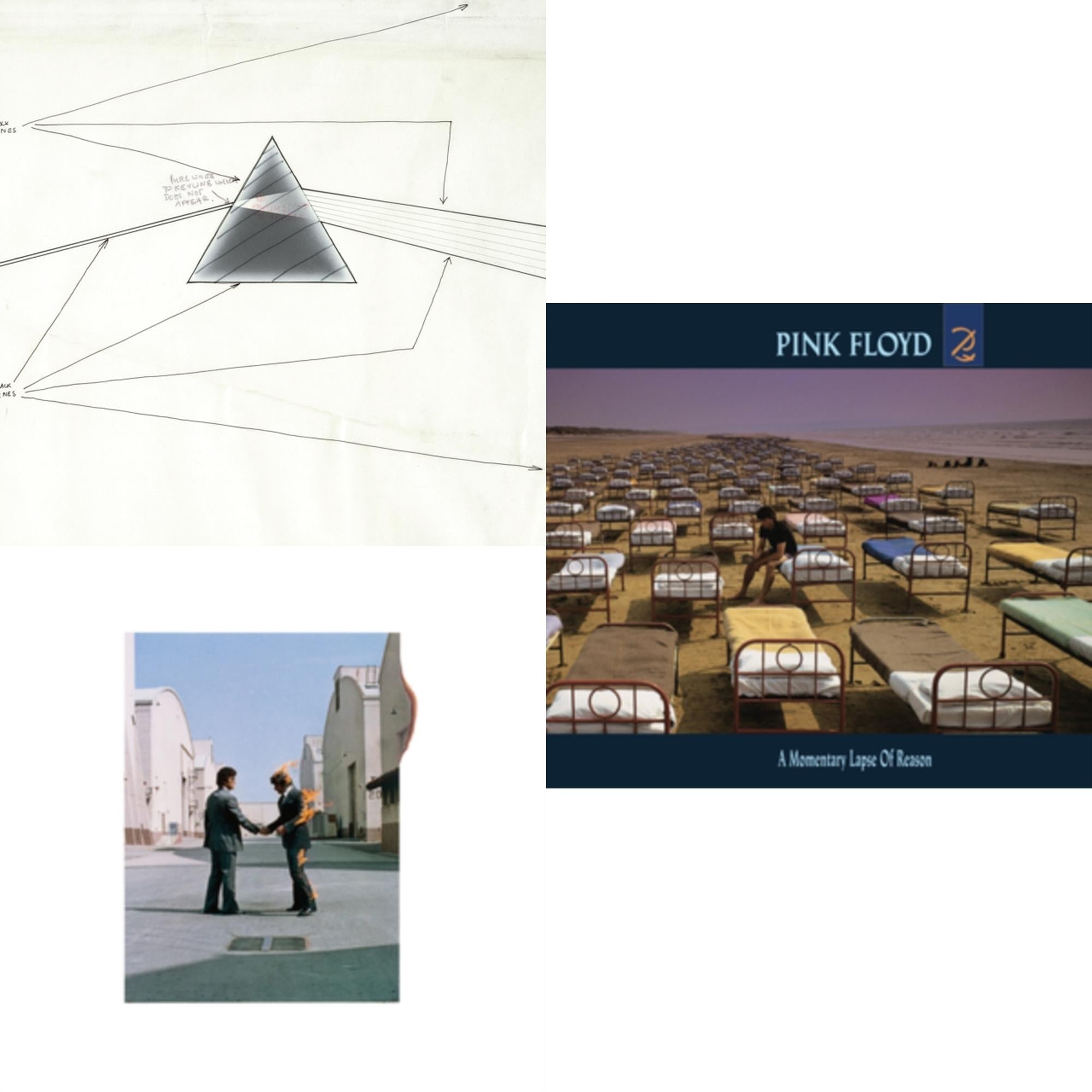 Dark Side Of The Moon Live At Wembley Empire Pool 1974 & Wish You Were Here (180G) & Momentary Lapse Of Reason (180G/Gatefold) (2016 Version)