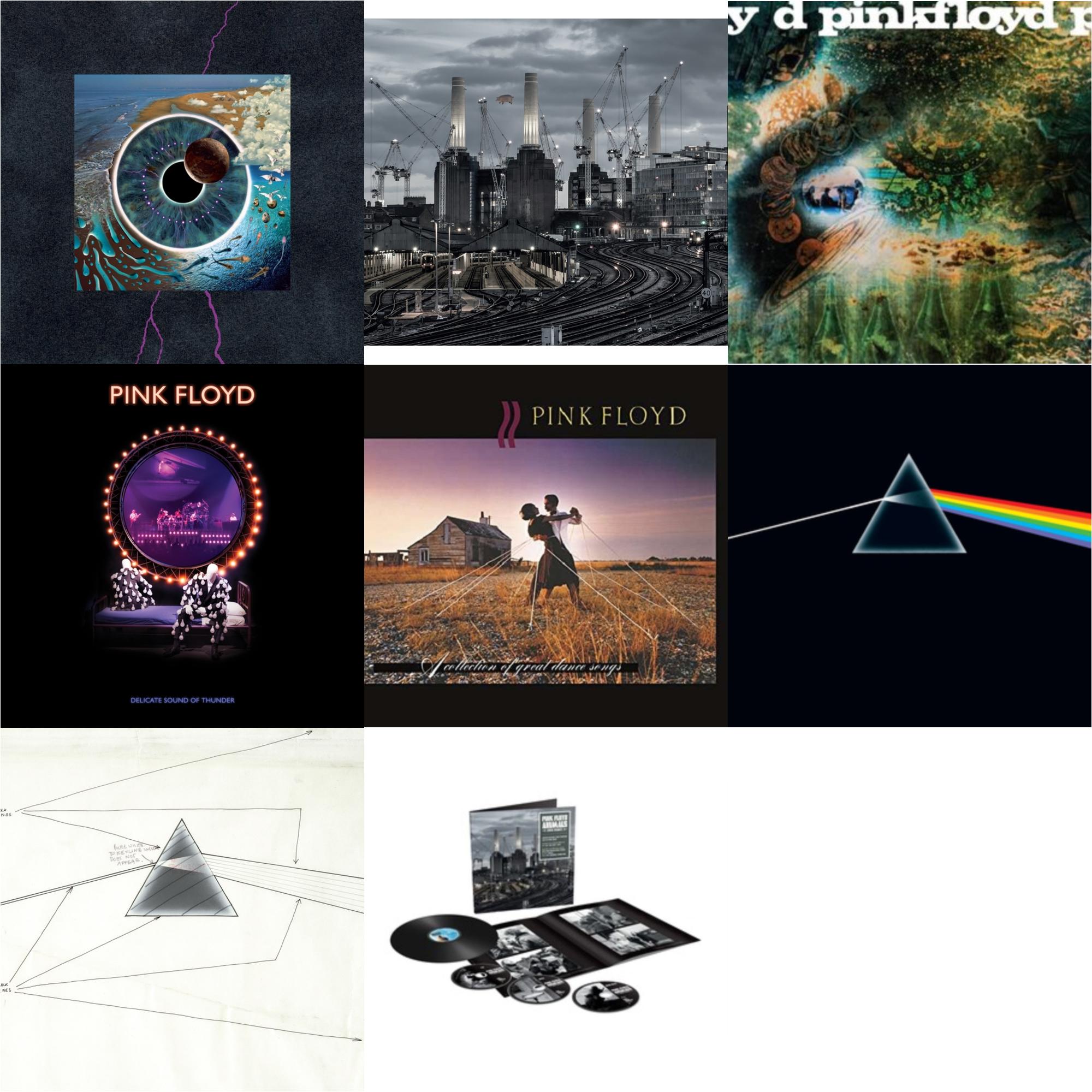 Pink Floyd - Animals (2018 Remix) (LP/CD/DVD/Blu-Ray/180G) & Animals (2018 Remix) (180G/LP/CD/Blu-Ray/DVD) & Delicate Sound Of Thunder (3LP) & Saucerful Of Secrets (Mono/180G) & Dark Side Of The Moon Live At Wembley Empire Pool 1974 & Dark Side Of