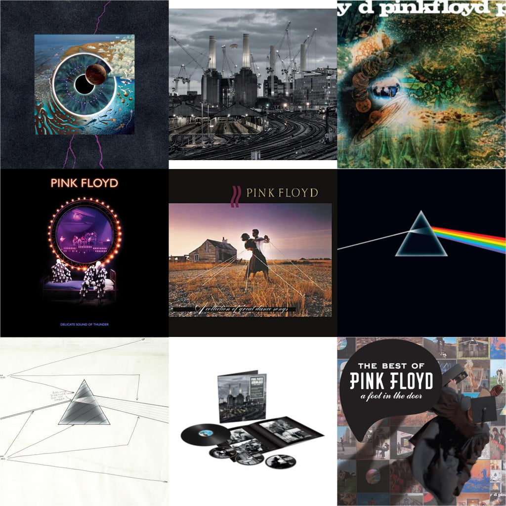 Pink Floyd - Animals (2018 Remix) (LP/CD/DVD/Blu-Ray/180G) & Animals (2018 Remix) (180G/LP/CD/Blu-Ray/DVD) & Delicate Sound Of Thunder (3LP) & Saucerful Of Secrets (Mono/180G) & Dark Side Of The Moon Live At Wembley Empire Pool 1974 & Dark Side Of