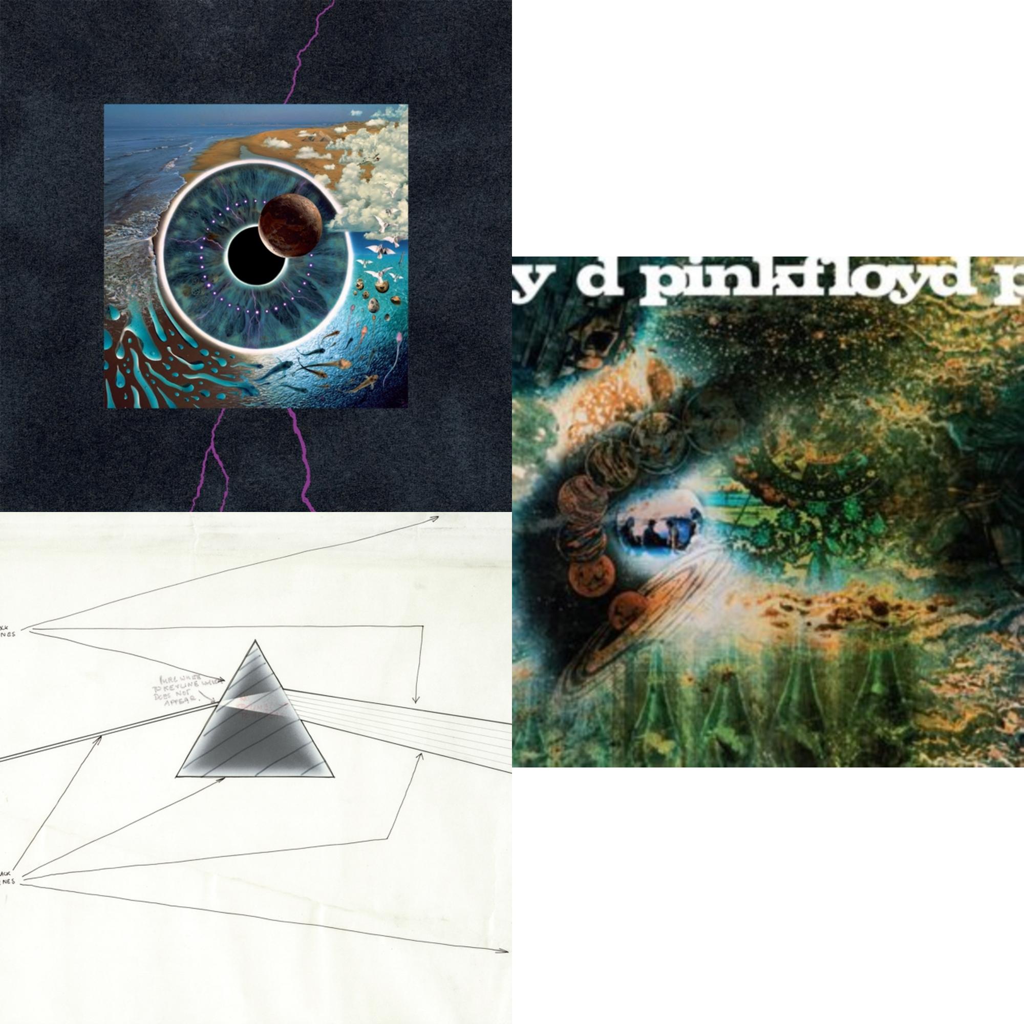 Saucerful Of Secrets (Mono/180G) & Dark Side Of The Moon Live At Wembley Empire Pool 1974 & Pulse (180G/4LP/52 Pp Book)