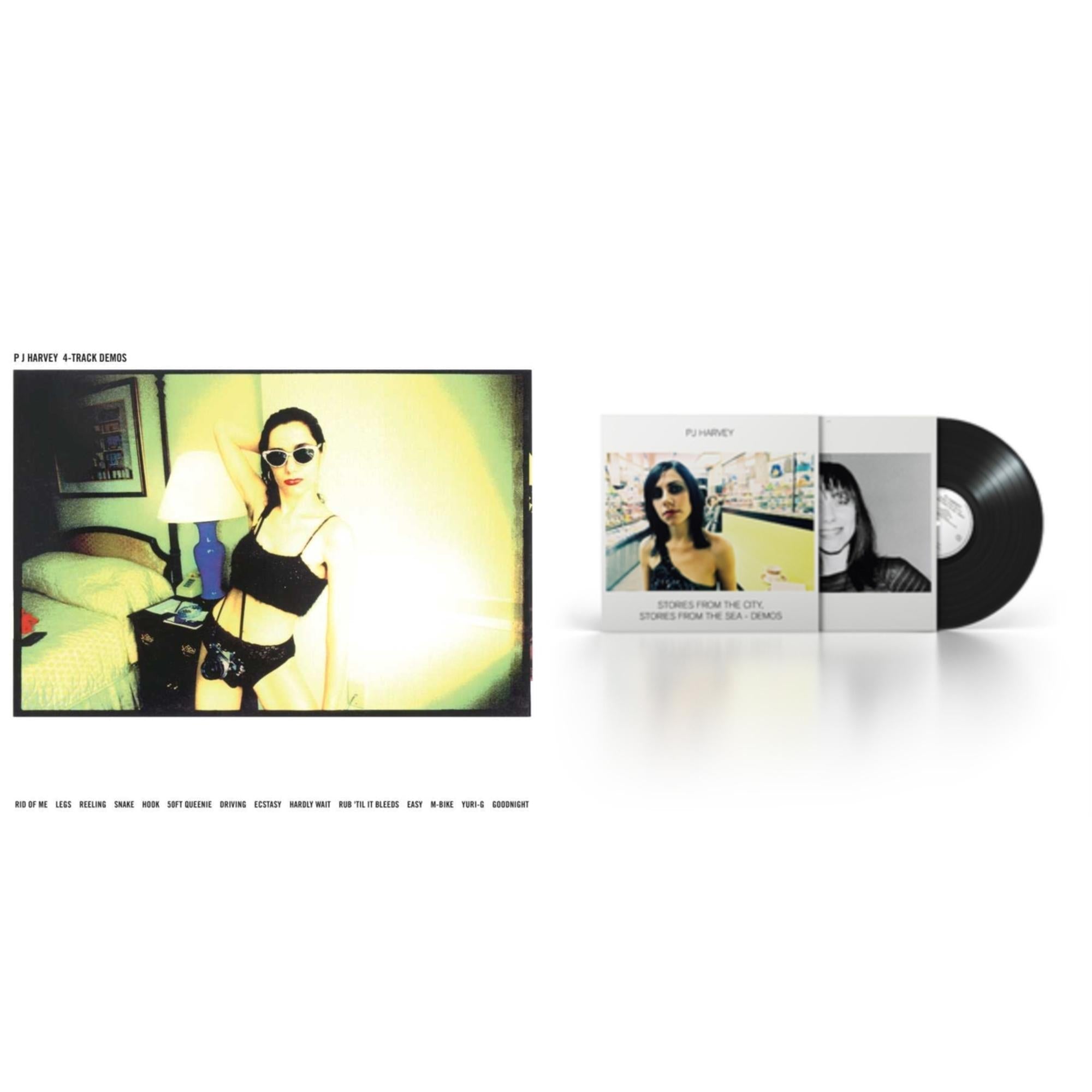 Pj Harvey - 4-Track Demos & Stories From The City, Stories From The Sea - Demos - LP Vinyl Bundle