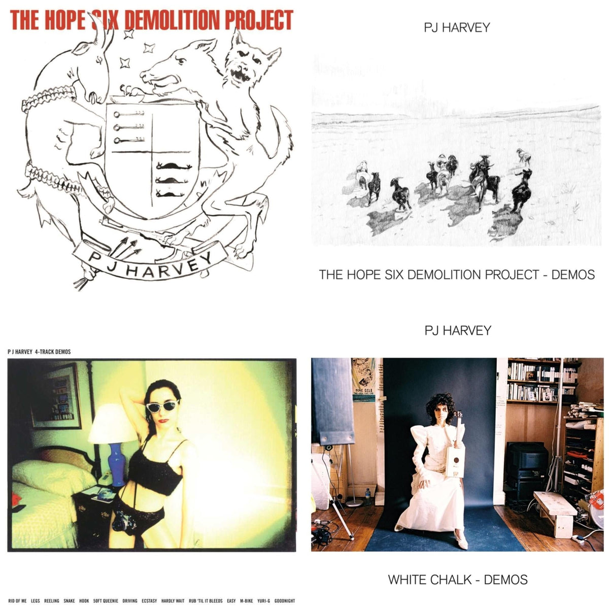 White Chalk (Demos) & Hope Six Demolition Project & Hope Six Demolition Project - Demos & 4-Track Demos