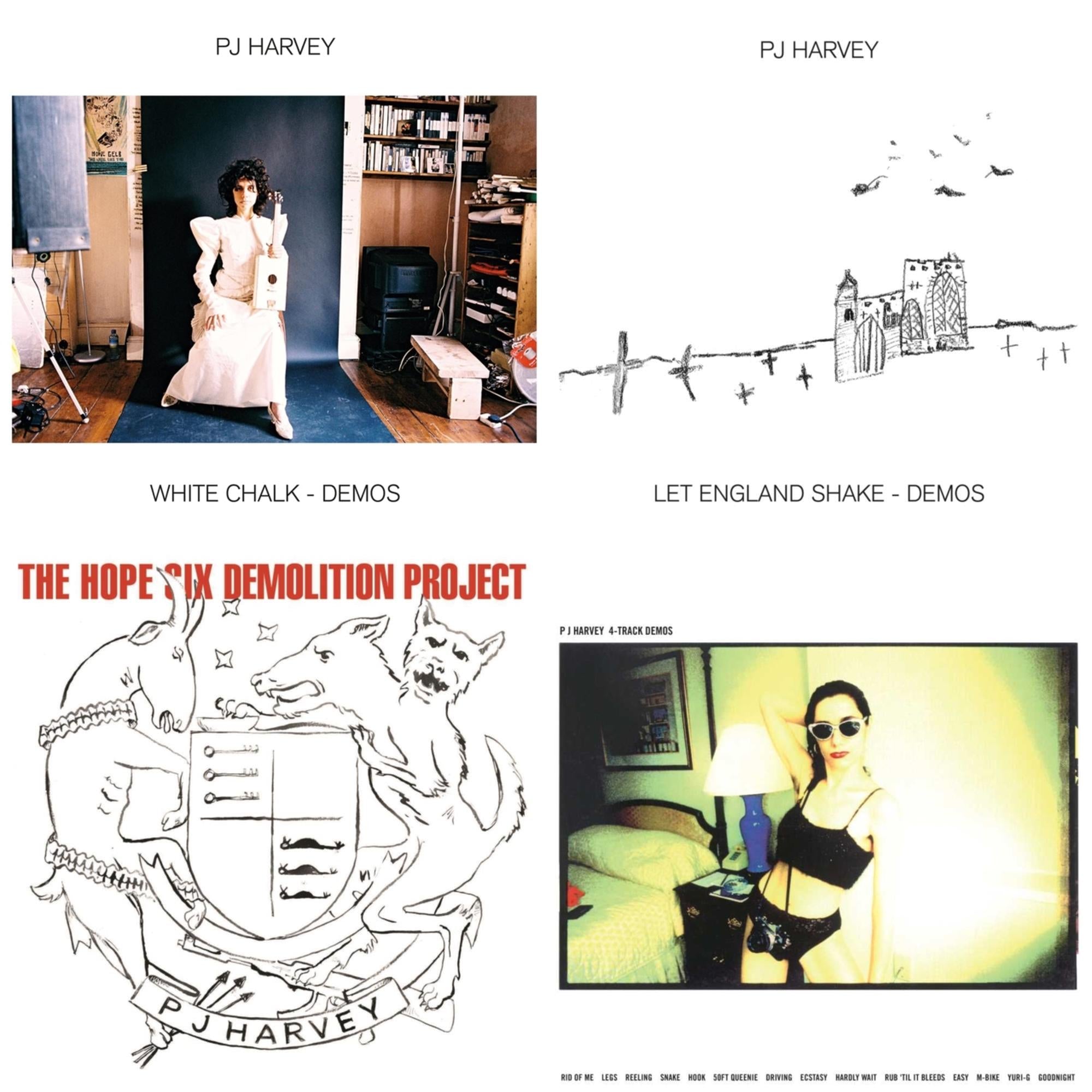 White Chalk (Demos) & Let England Shake - Demos & Hope Six Demolition Project & 4-Track Demos