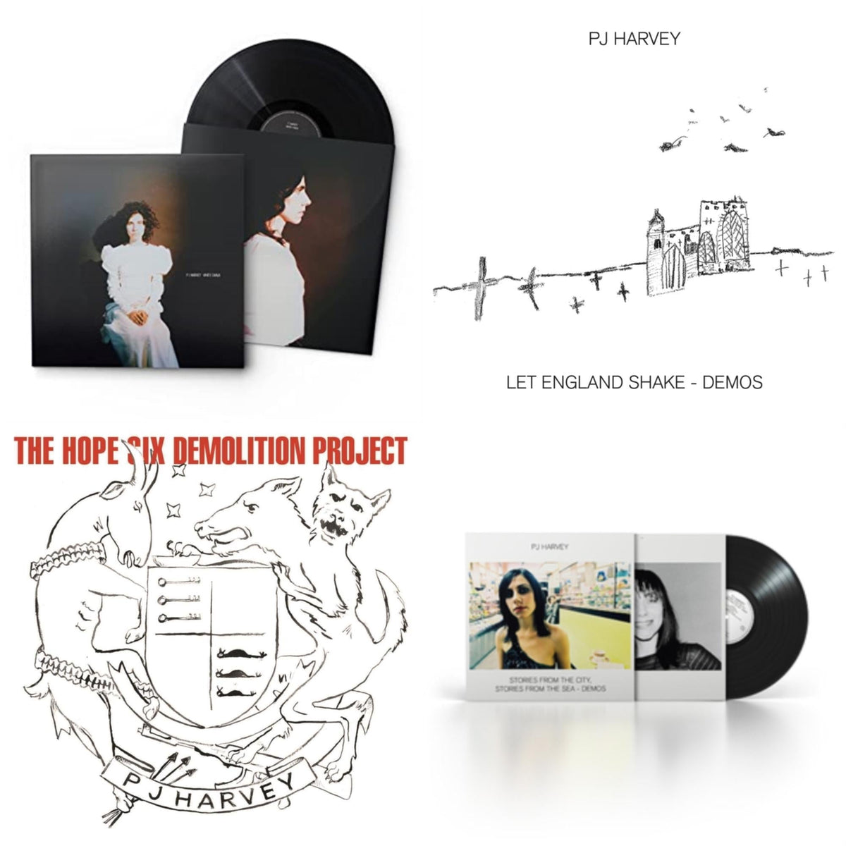 White Chalk & Let England Shake - Demos & Hope Six Demolition Project & Stories From The City, Stories From The Sea - Demos