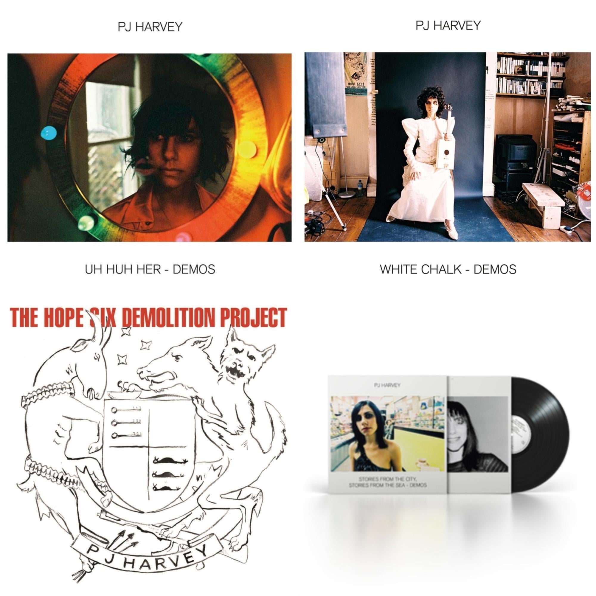 Uh Huh Her (Demos) & White Chalk (Demos) & Hope Six Demolition Project & Stories From The City, Stories From The Sea - Demos