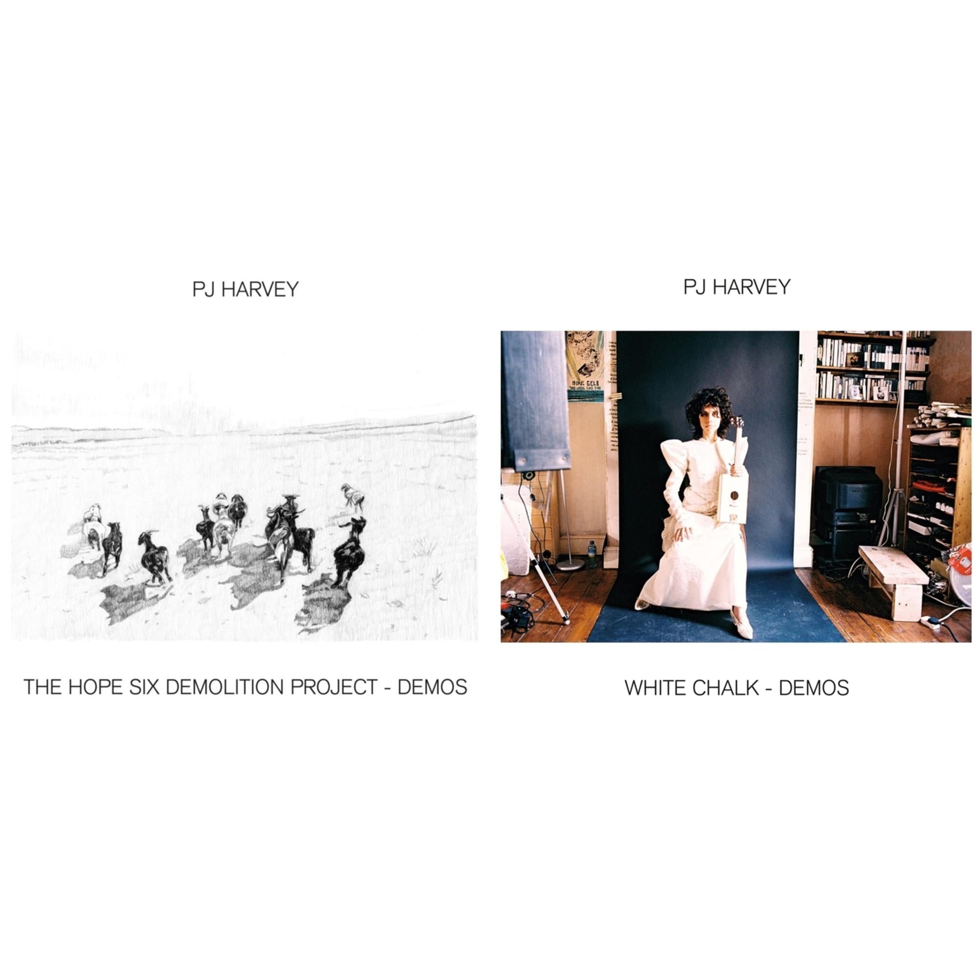 Pj Harvey - White Chalk (Demos) & Hope Six Demolition Project - Demos - LP Vinyl Bundle