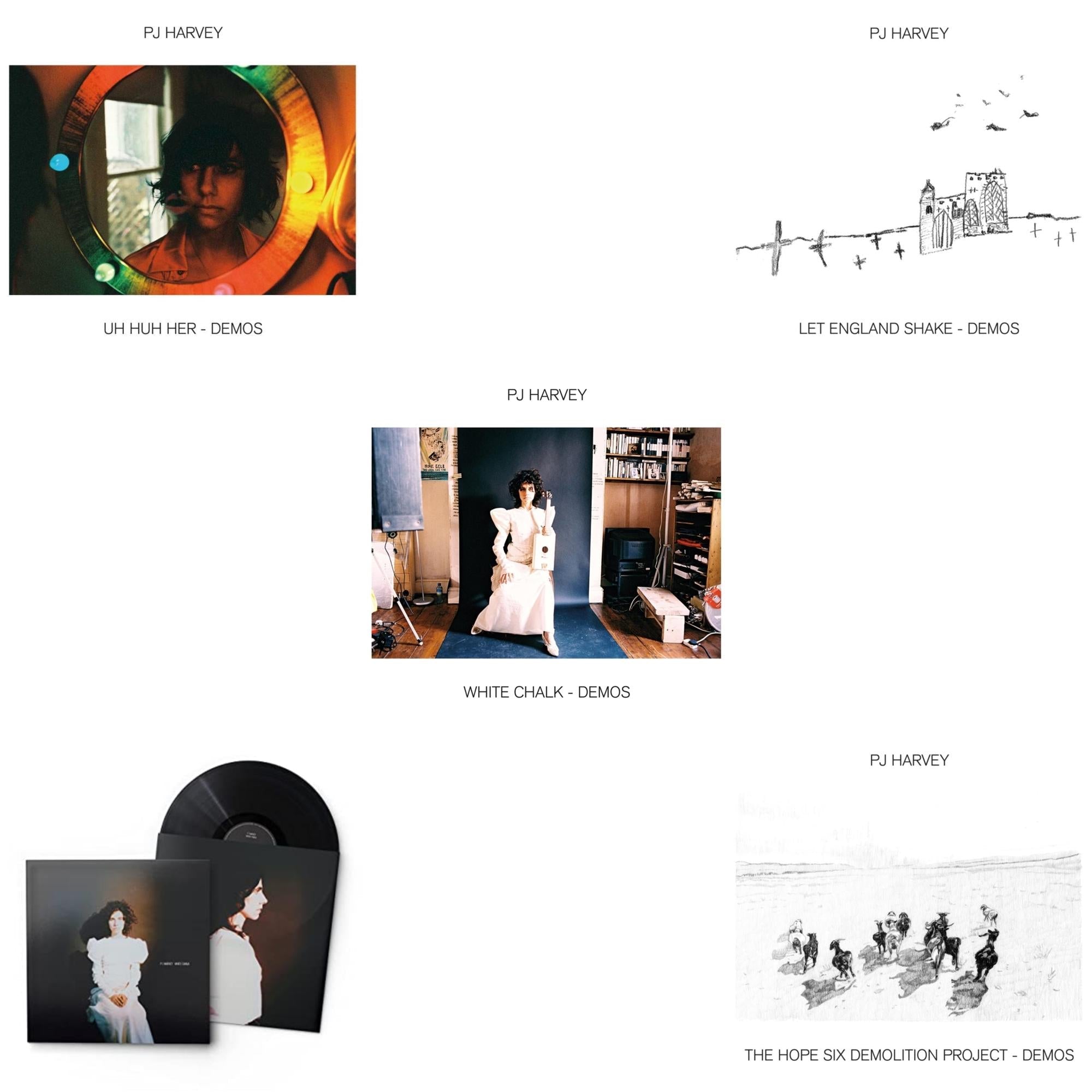 Uh Huh Her (Demos) & White Chalk & White Chalk (Demos) & Let England Shake - Demos & Hope Six Demolition Project - Demos