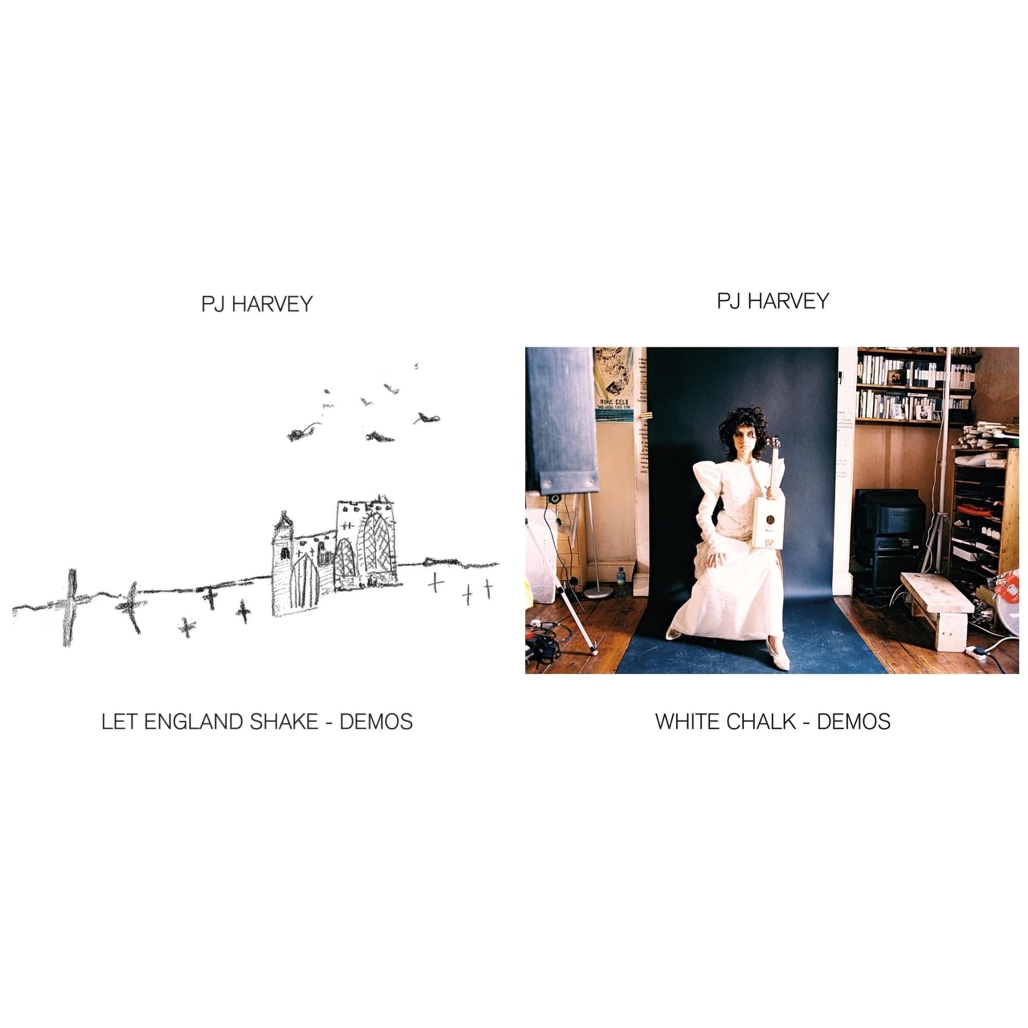 Pj Harvey - White Chalk (Demos) & Let England Shake - Demos - LP Vinyl Bundle