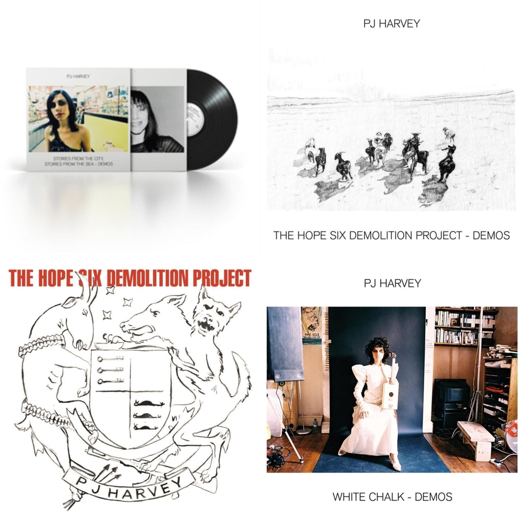 Pj Harvey - White Chalk (Demos) & Hope Six Demolition Project & Hope Six Demolition Project - Demos & Stories From The City, Stories From The Sea - Demos - LP Vinyl Bundle