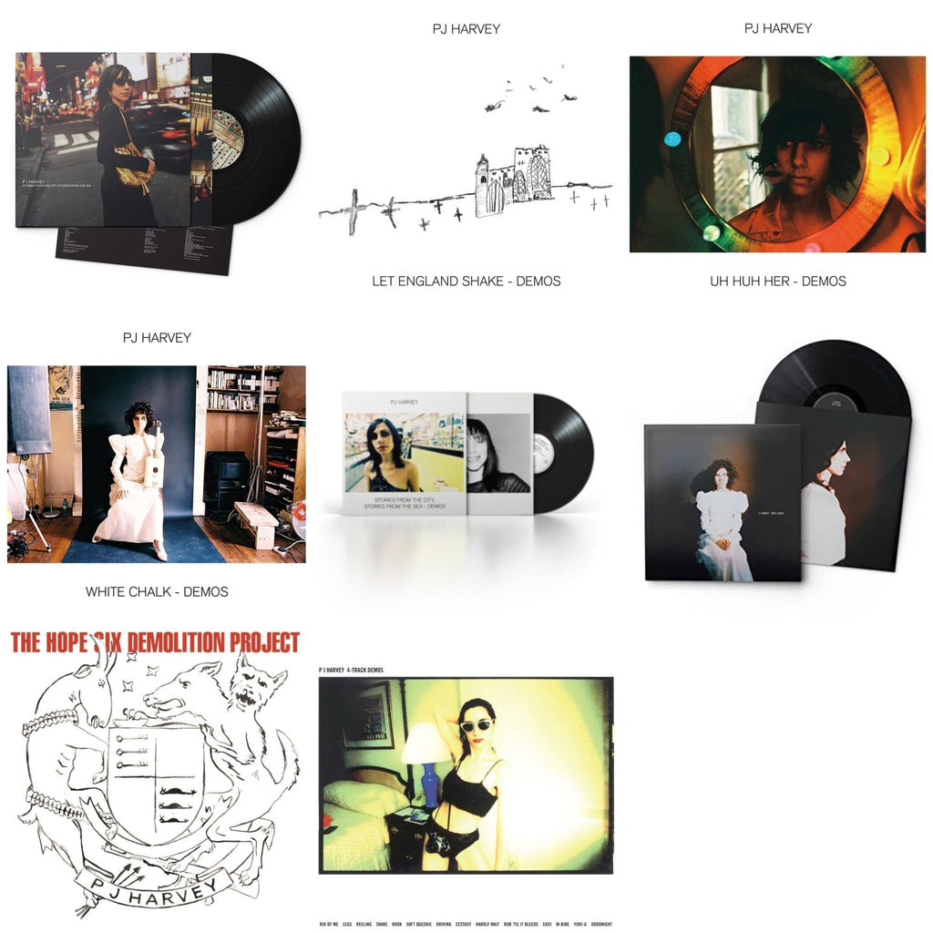 Pj Harvey - Uh Huh Her (Demos) & White Chalk & White Chalk (Demos) & Let England Shake - Demos & Hope Six Demolition Project & 4-Track Demos & Stories From The City, Stories From The Sea & Stories From The City, Stories From The Sea - Demos - LP