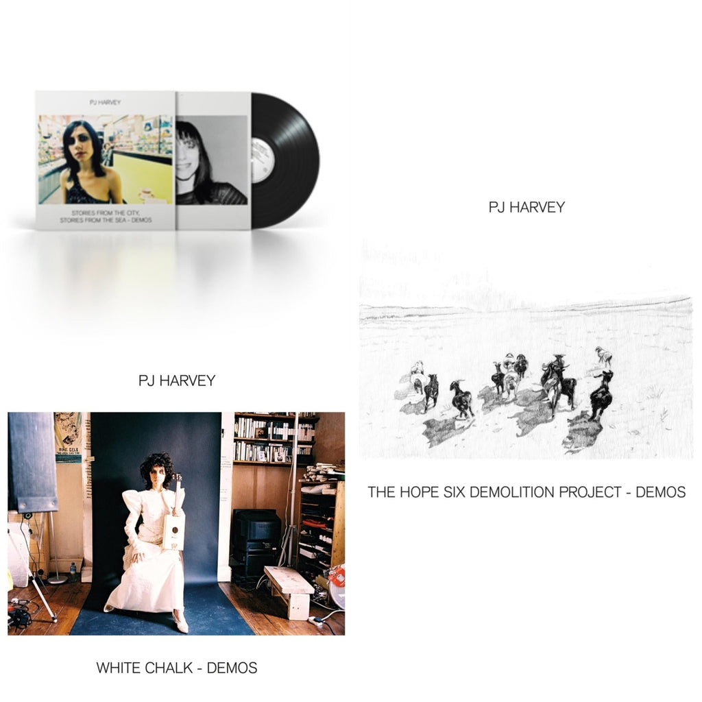 Pj Harvey - Stories From The City, Stories From The Sea - Demos & White Chalk (Demos) & Hope Six Demolition Project - Demos - LP Vinyl Bundle
