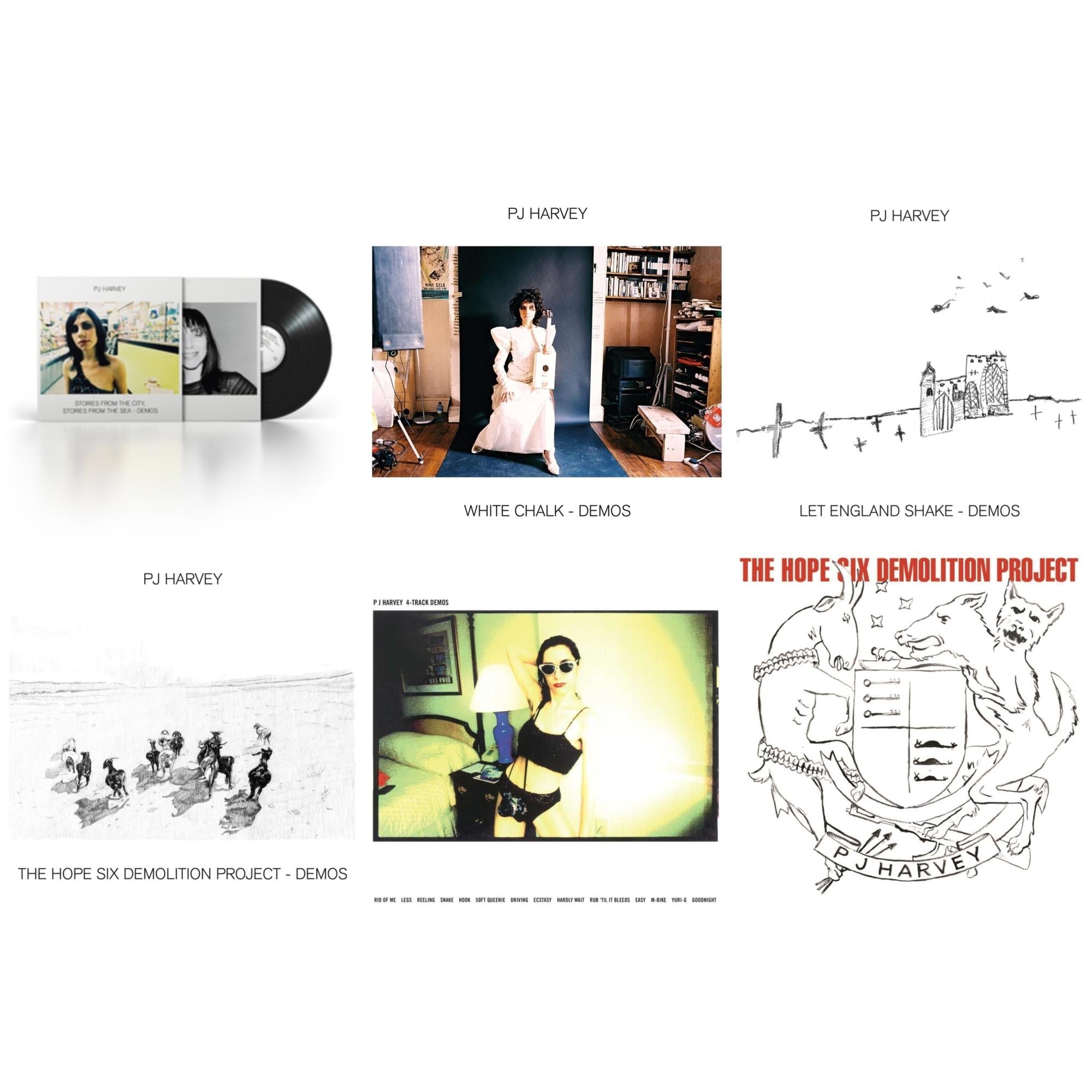 White Chalk (Demos) & Let England Shake - Demos & Hope Six Demolition Project & Hope Six Demolition Project - Demos & 4-Track Demos & Stories From The City, Stories From The Sea - Demos