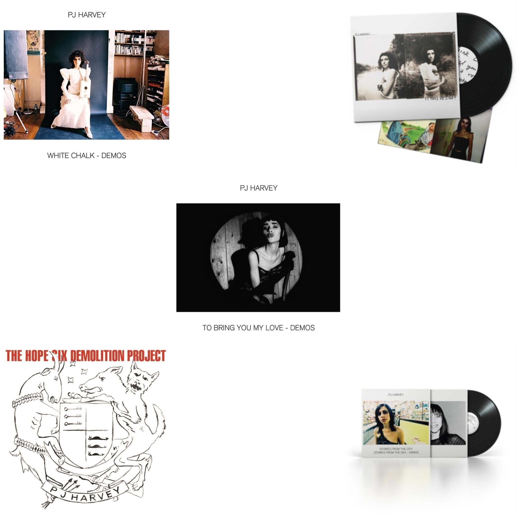 White Chalk (Demos) & Hope Six Demolition Project & To Bring You My Love - Demos & Is This Desire? (2020 Reissue) & Stories From The City, Stories From The Sea - Demos