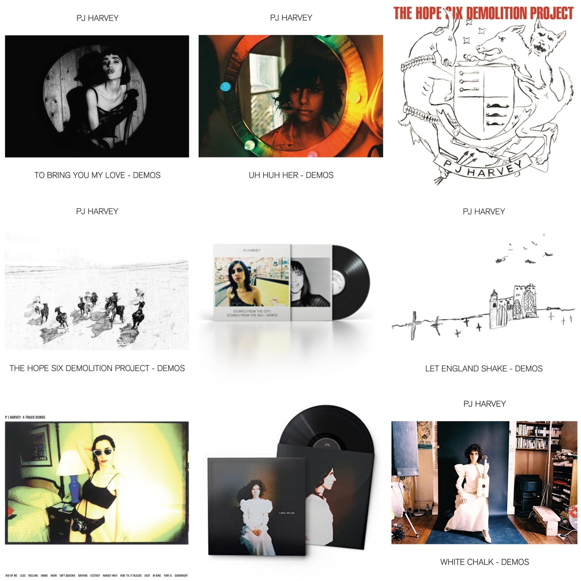Uh Huh Her (Demos) & White Chalk & White Chalk (Demos) & Let England Shake - Demos & Hope Six Demolition Project & Hope Six Demolition Project - Demos & 4-Track Demos & To Bring You My Love - Demos & Stories From The City, Stories From The Sea - Demos