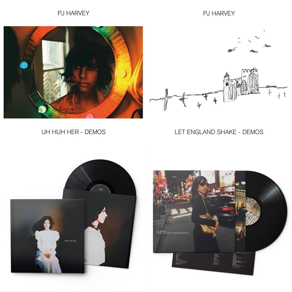 Pj Harvey - Uh Huh Her (Demos) & White Chalk & Let England Shake - Demos & Stories From The City, Stories From The Sea - LP Vinyl Bundle