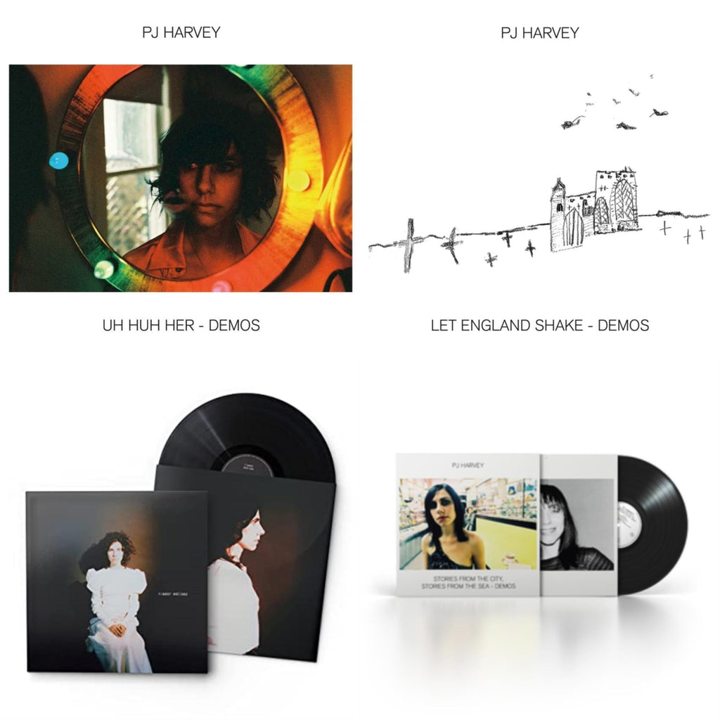 Pj Harvey - Uh Huh Her (Demos) & White Chalk & Let England Shake - Demos & Stories From The City, Stories From The Sea - Demos - LP Vinyl Bundle