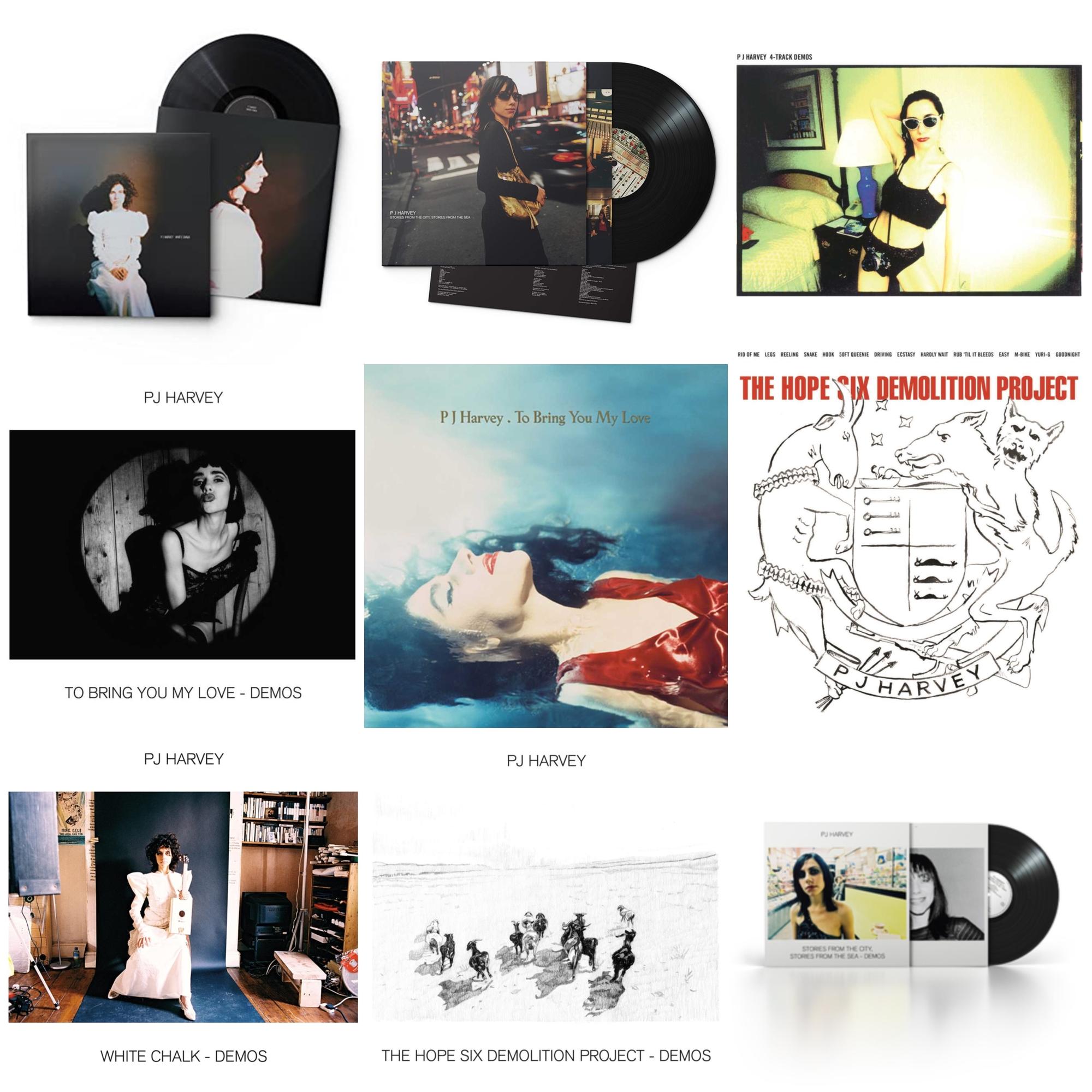 Pj Harvey - White Chalk & White Chalk (Demos) & Hope Six Demolition Project & Hope Six Demolition Project - Demos & 4-Track Demos & To Bring You My Love & To Bring You My Love - Demos & Stories From The City, Stories From The Sea & Stories From The