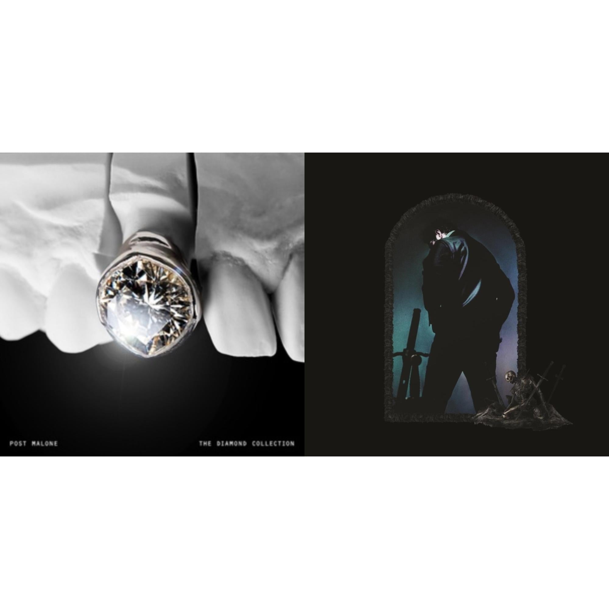 Diamond Collection (Metallic Silver Vinyl/2LP) & Hollywood's Bleeding (Lavender Vinyl/2LP)
