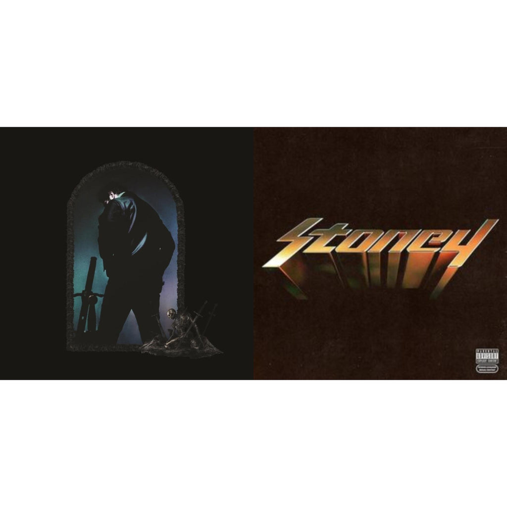 Post Malone - Hollywood's Bleeding (Lavender Vinyl/2LP) & Stoney (Orange LP Vinyl)