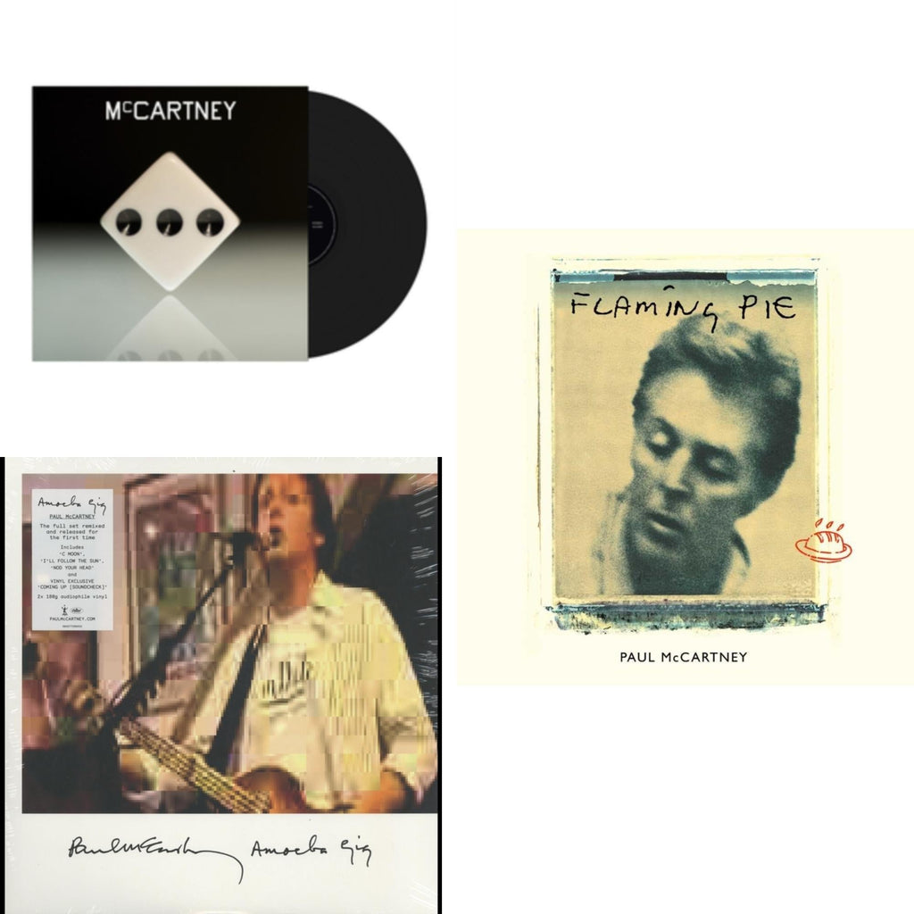 Paul Mccartney - Mccartney Iii (180G/Gatefold/Printed Inner Sleeve) & Amoeba Gig (2LP) & Flaming Pie (3LP/Remastered/Home Recordings)