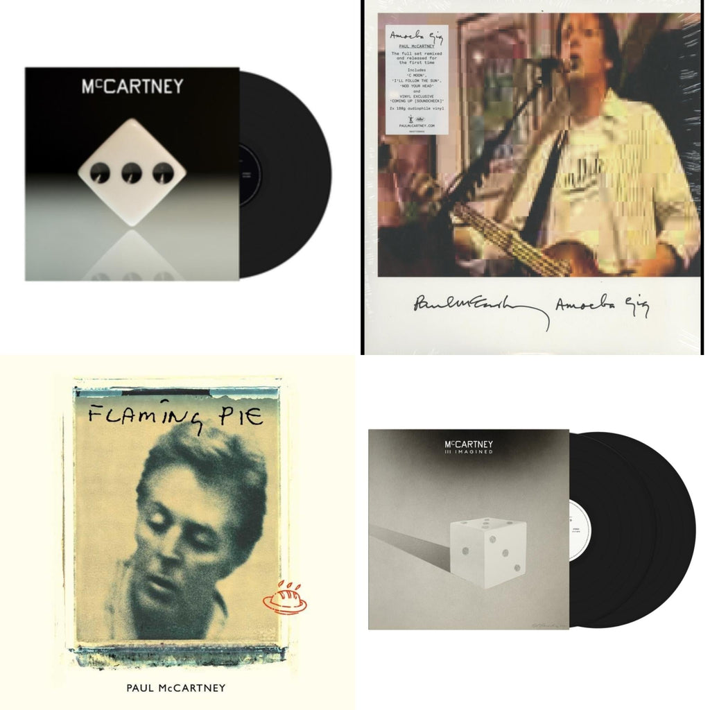 Paul Mccartney - Mccartney Iii (180G/Gatefold/Printed Inner Sleeve) & Amoeba Gig (2LP) & Flaming Pie (3LP/Remastered/Home Recordings) & Mccartney Iii Imagined (2LP)