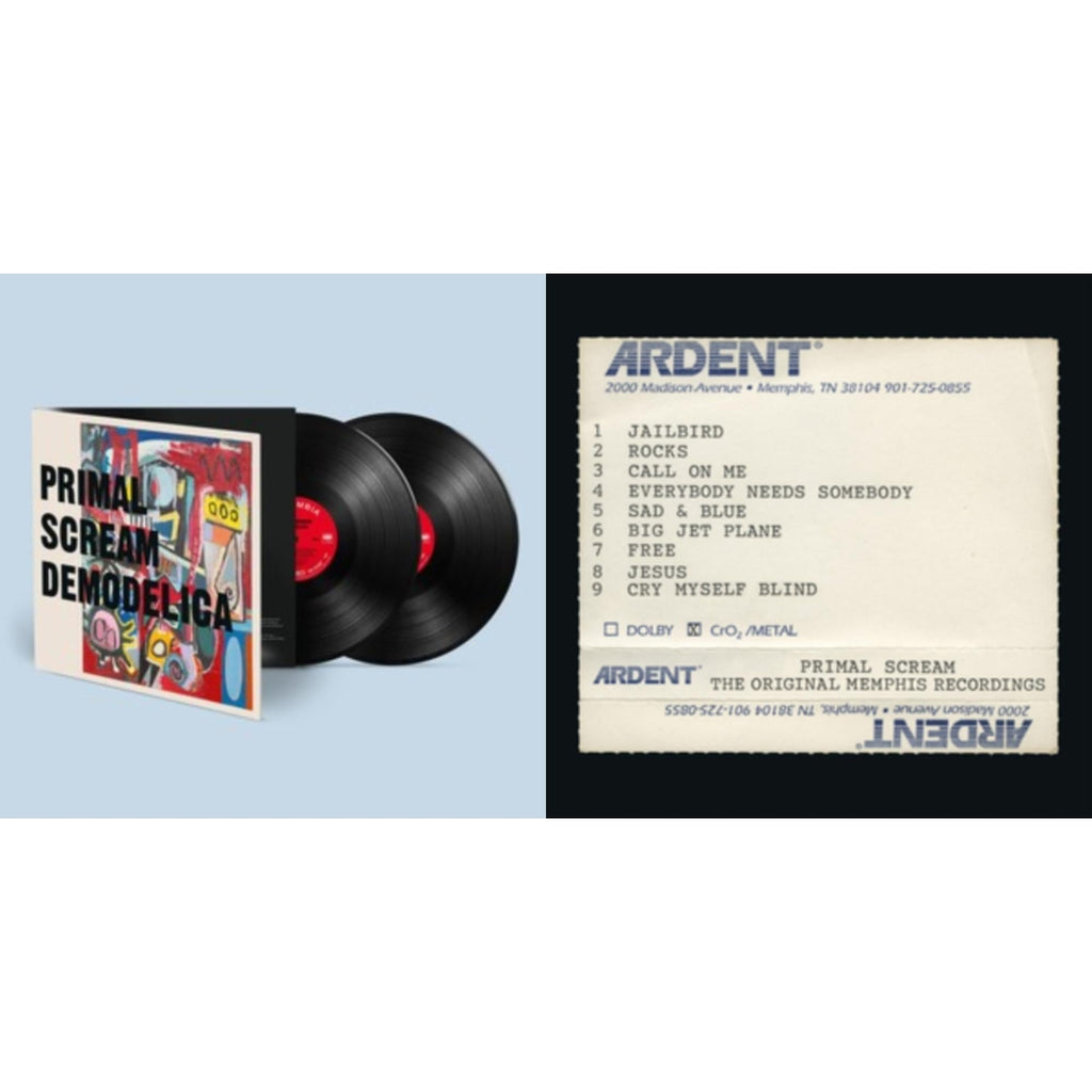 Primal Scream - Give Out But Don’T Give Up & Demodelica - LP Vinyl Bundle