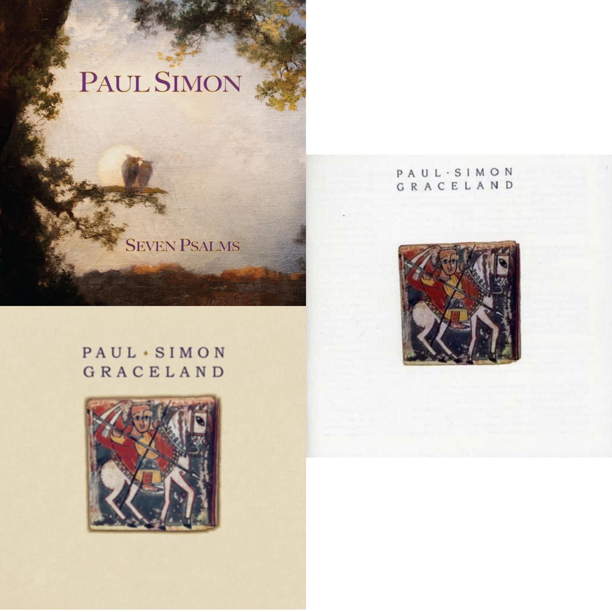 Paul Simon - Seven Psalms & Graceland (25Th Anniversary Edition) & Graceland (2011 Remaster) - CD Bundle