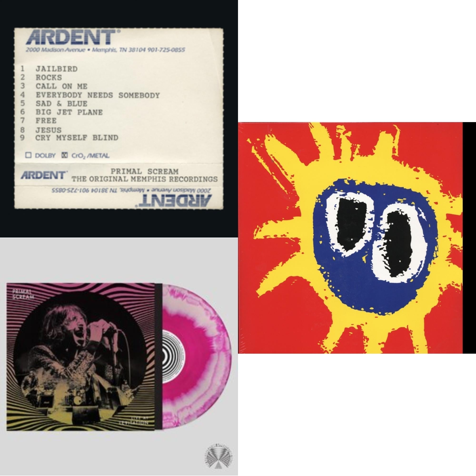 Give Out But Don’T Give Up & Live At Levitation (Pink LP Vinyl) (Ten Bands One Cause) & Screamadelica