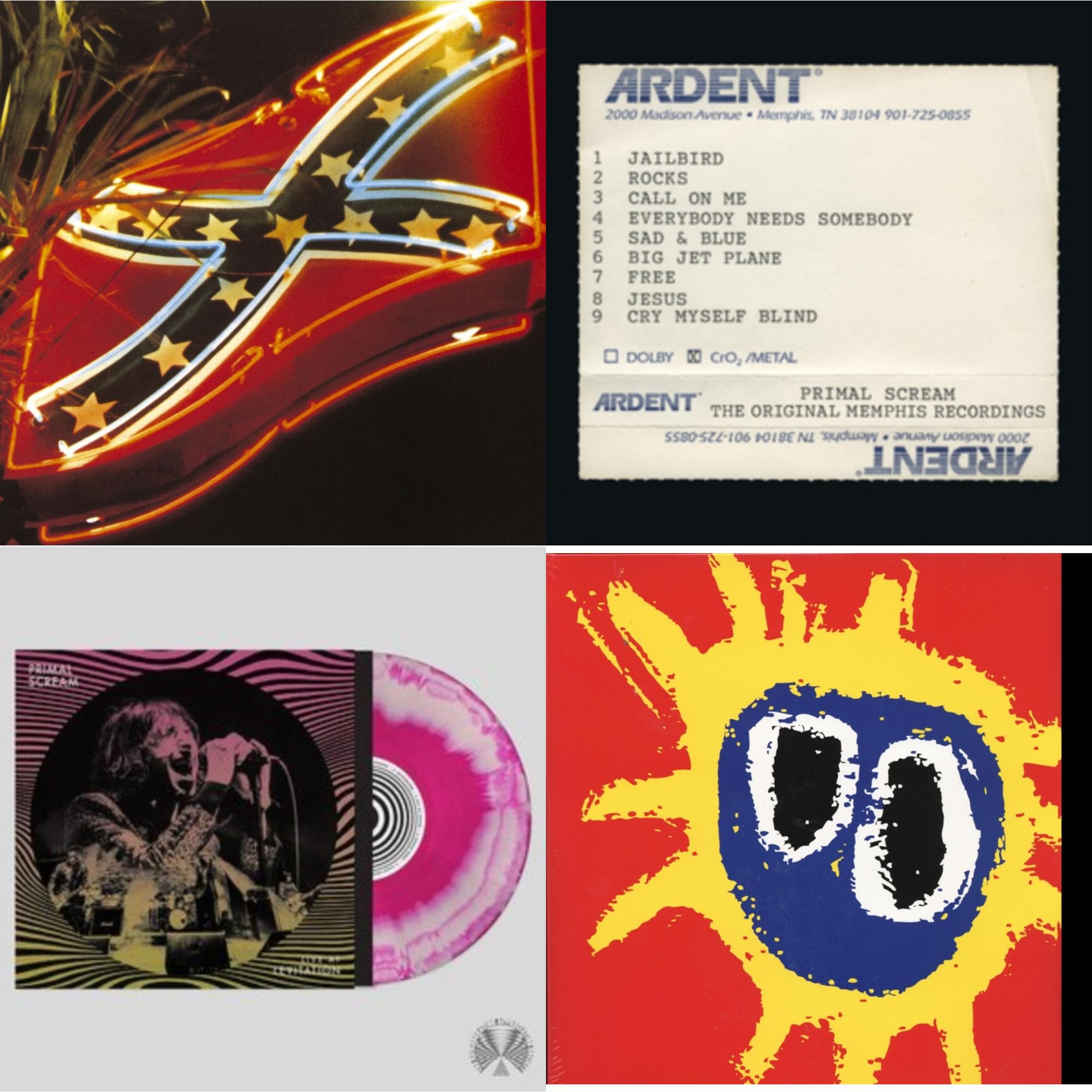 Give Out But Don't Give Up (The Original Memphis Recordings) (3LP/140G) & Give Out But Don’T Give Up & Live At Levitation (Pink LP Vinyl) (Ten Bands One Cause) & Screamadelica