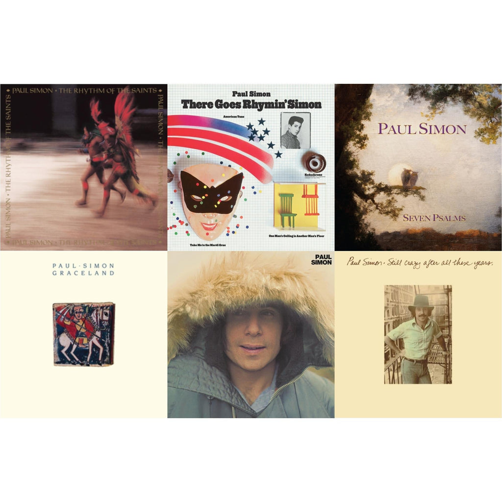Rhythm Of The Saints (140G/Dl Code) & There Goes Rhymin' Simon (Opaque Orange LP Vinyl/50Th Anniversary) (Rsd Essential) & Seven Psalms (140G) & Graceland (25Th Anniversary Edition) & Paul Simon (180G) & Still Crazy After All These Years (180G)