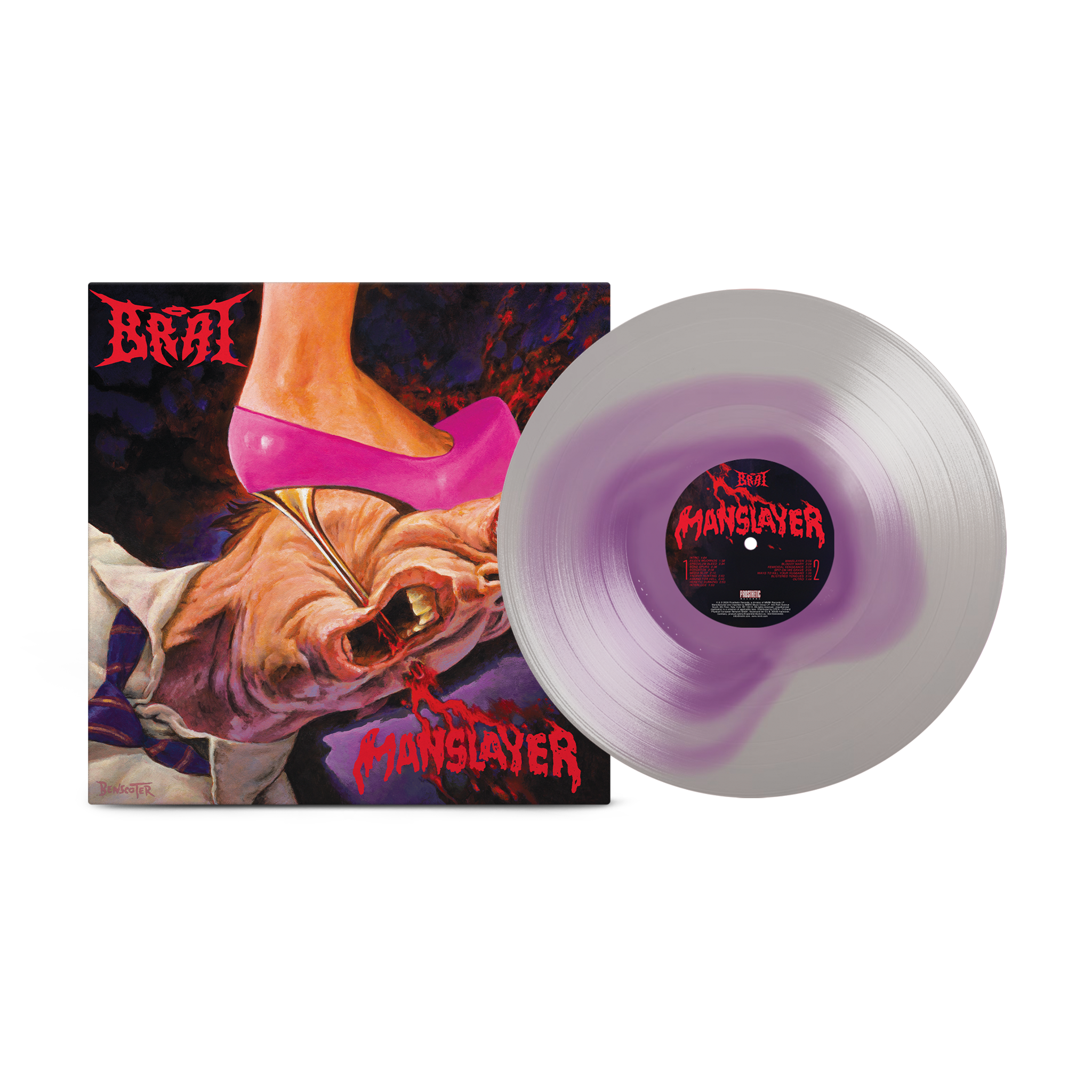 BRAT - Manslayer on Translucent Vinyl Record