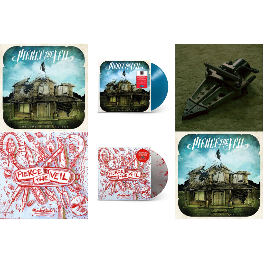 Misadventures & Collide With The Sky & Jaws Of Life & Collide With The Sky (Aqua Color LP Vinyl) & Misadventures (Silver With Red Splatter LP Vinyl) & Collide With The Sky (Sea Blue LP Vinyl)