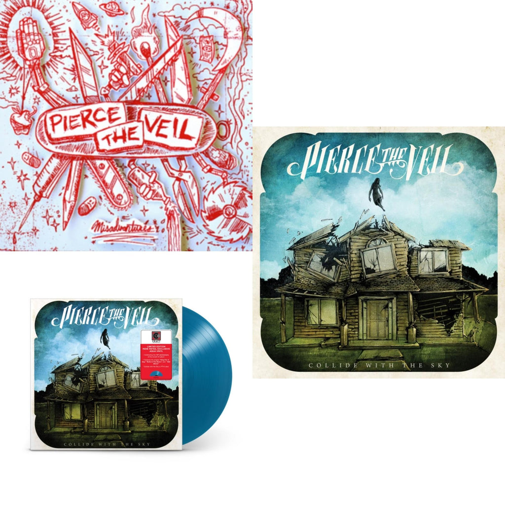 Misadventures & Collide With The Sky (Aqua Color LP Vinyl) & Collide With The Sky (Sea Blue LP Vinyl)