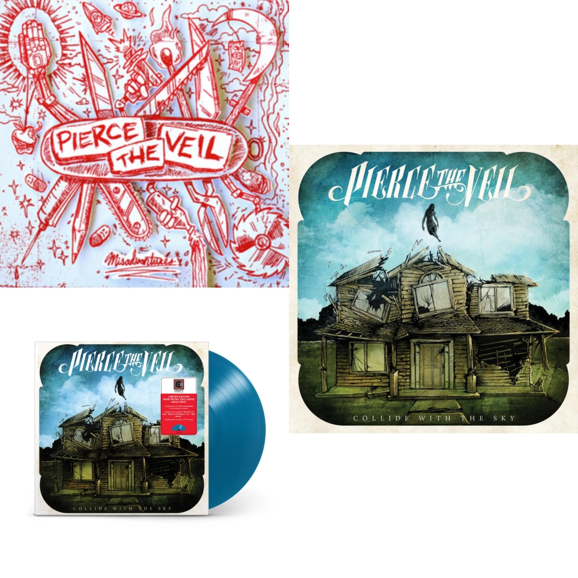 Misadventures & Collide With The Sky (Aqua Color LP Vinyl) & Collide With The Sky (Sea Blue LP Vinyl)