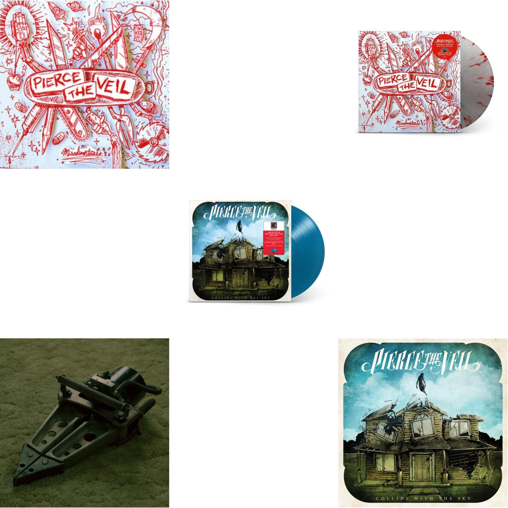 Misadventures & Jaws Of Life & Collide With The Sky (Aqua Color LP Vinyl) & Misadventures (Silver With Red Splatter LP Vinyl) & Collide With The Sky (Sea Blue LP Vinyl)