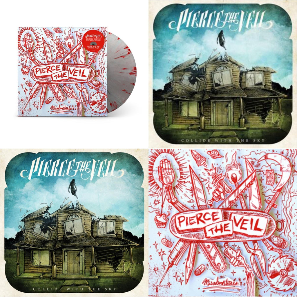 Misadventures & Collide With The Sky & Misadventures (Silver With Red Splatter LP Vinyl) & Collide With The Sky (Sea Blue LP Vinyl)