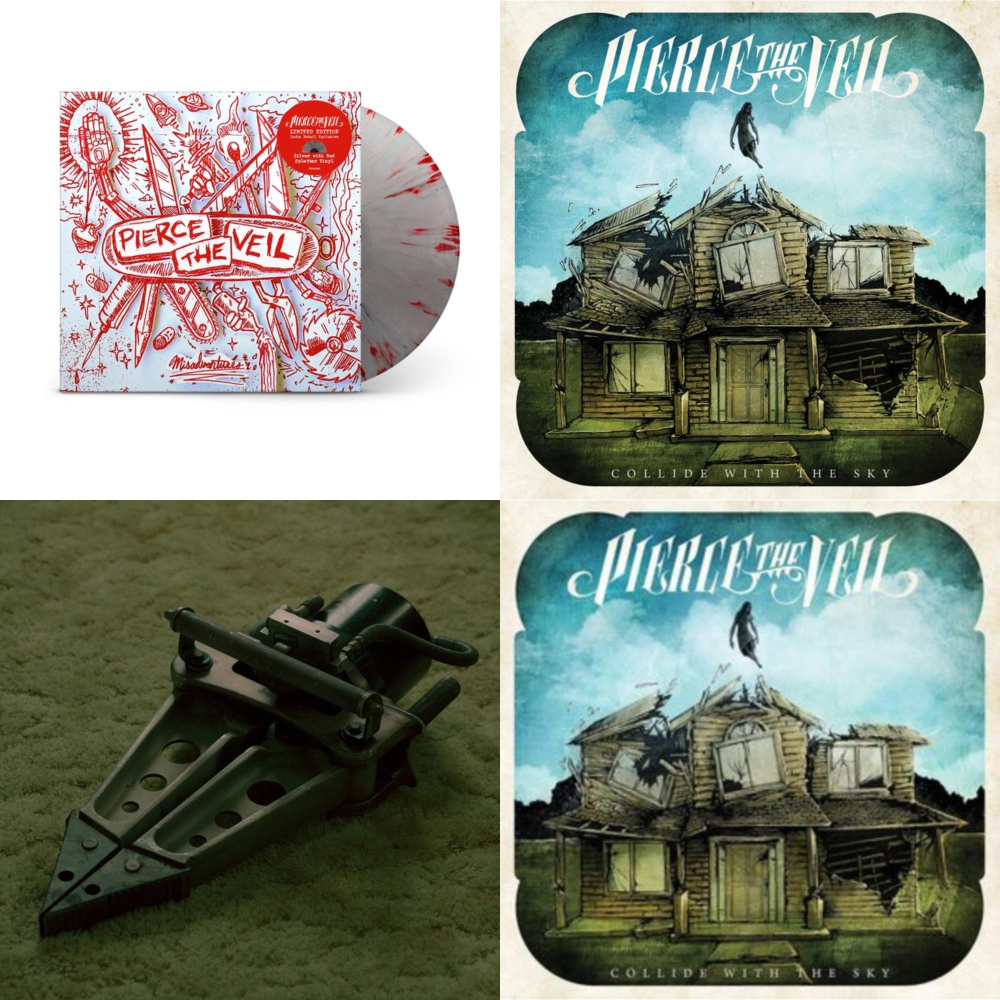 Collide With The Sky & Jaws Of Life & Misadventures (Silver With Red Splatter LP Vinyl) & Collide With The Sky (Sea Blue LP Vinyl)